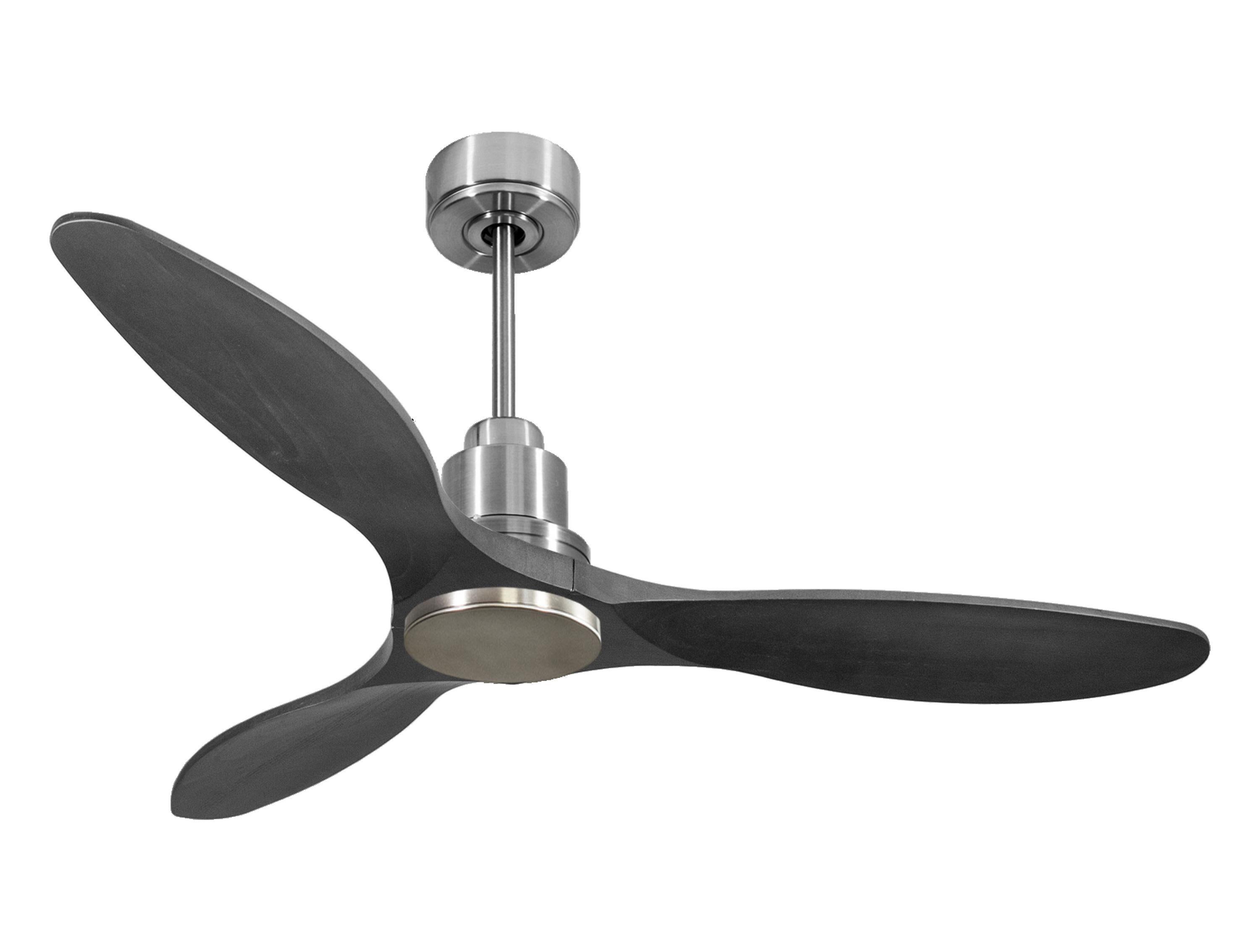 Ventilatore da soffitto Reversibile Termostato Wifi Motore CC Tetti inclinati Telecomando Hypersilence Memoria Shopify Vendible (AUTOMATICO)