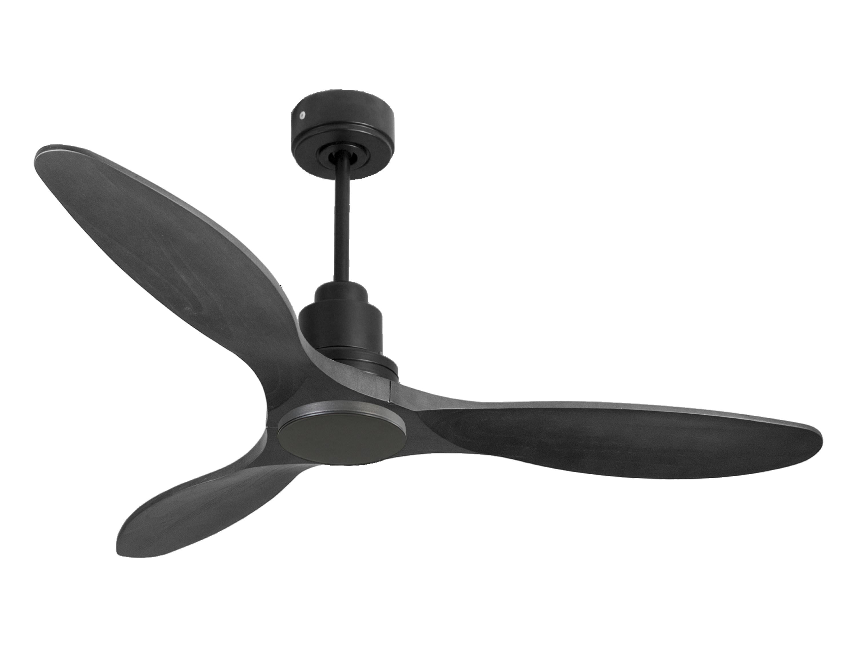 Ventilatore da soffitto Reversibile Termostato Wifi Motore CC Tetti inclinati Telecomando Hypersilence Memoria