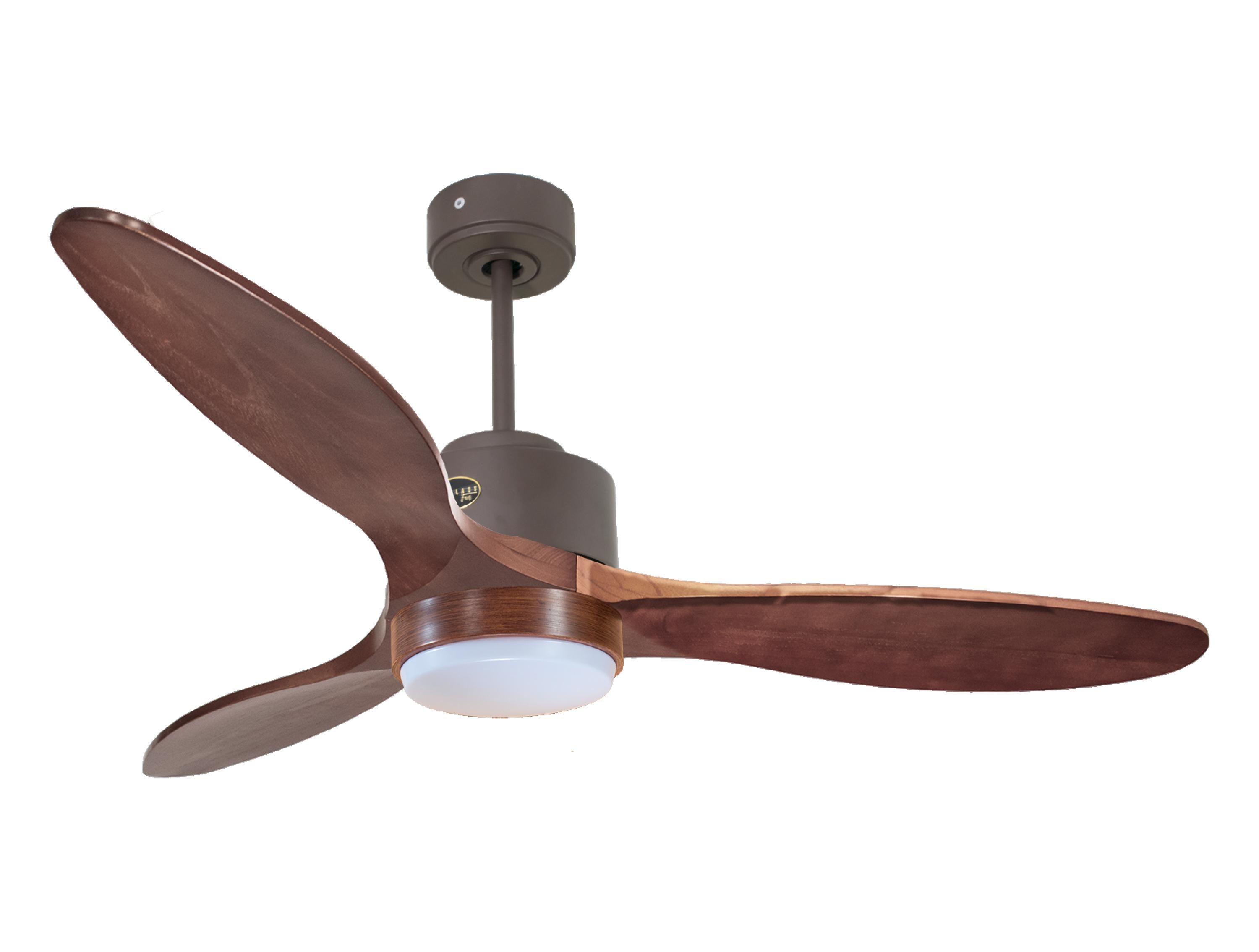 Ventilatore da soffitto Wifi Motore CC Telecomando Luce a tre toni Hypersilence Memoria