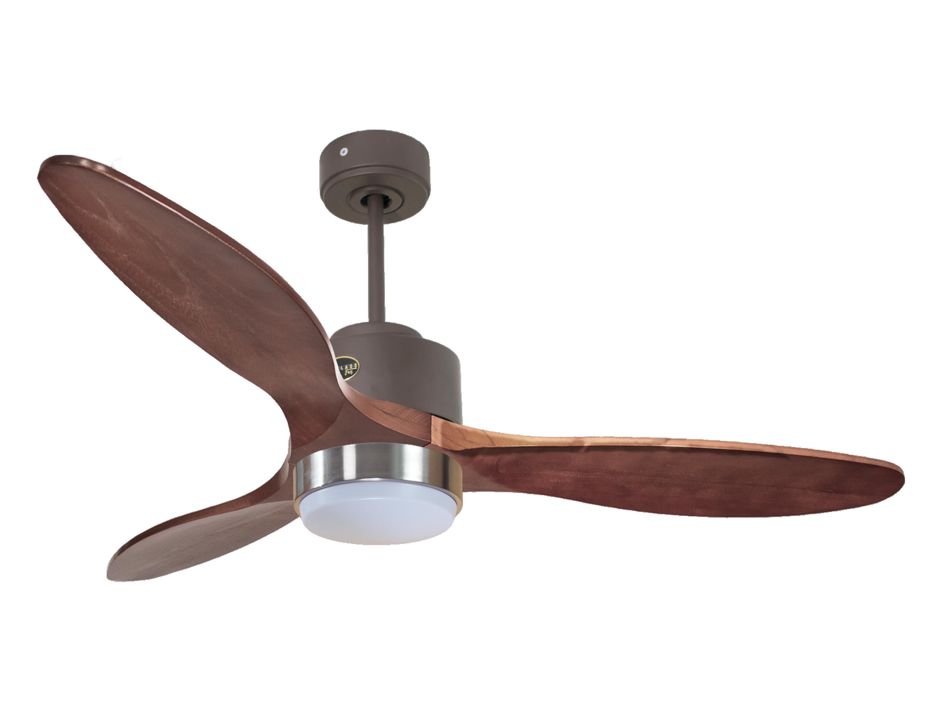 Ventilatore da soffitto Wifi Motore CC Telecomando Luce a tre toni Hypersilence Memoria