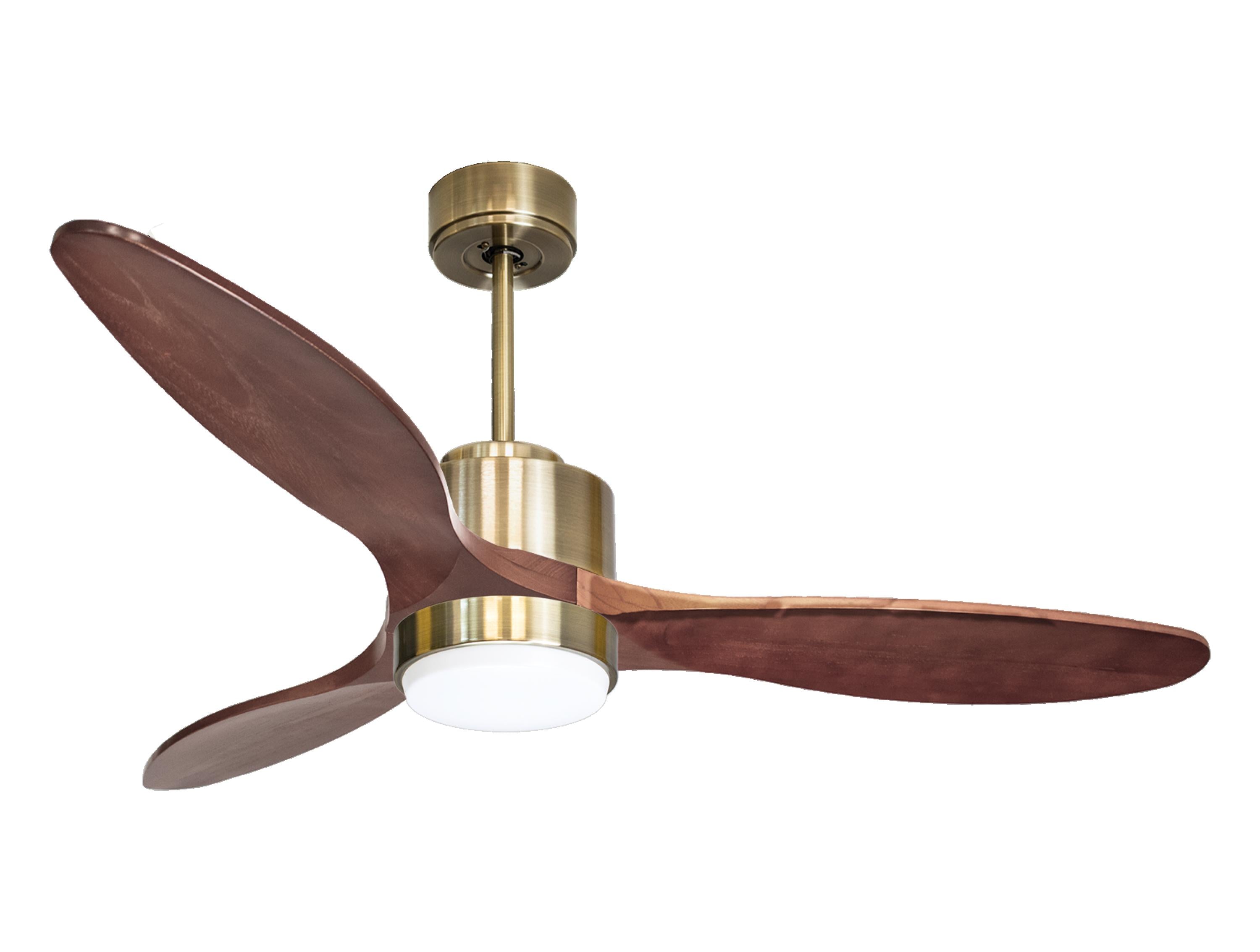 Ventilatore da soffitto Wifi Motore CC Telecomando Luce a tre toni Hypersilence Memoria Shopify Vendible (AUTOMATICO)