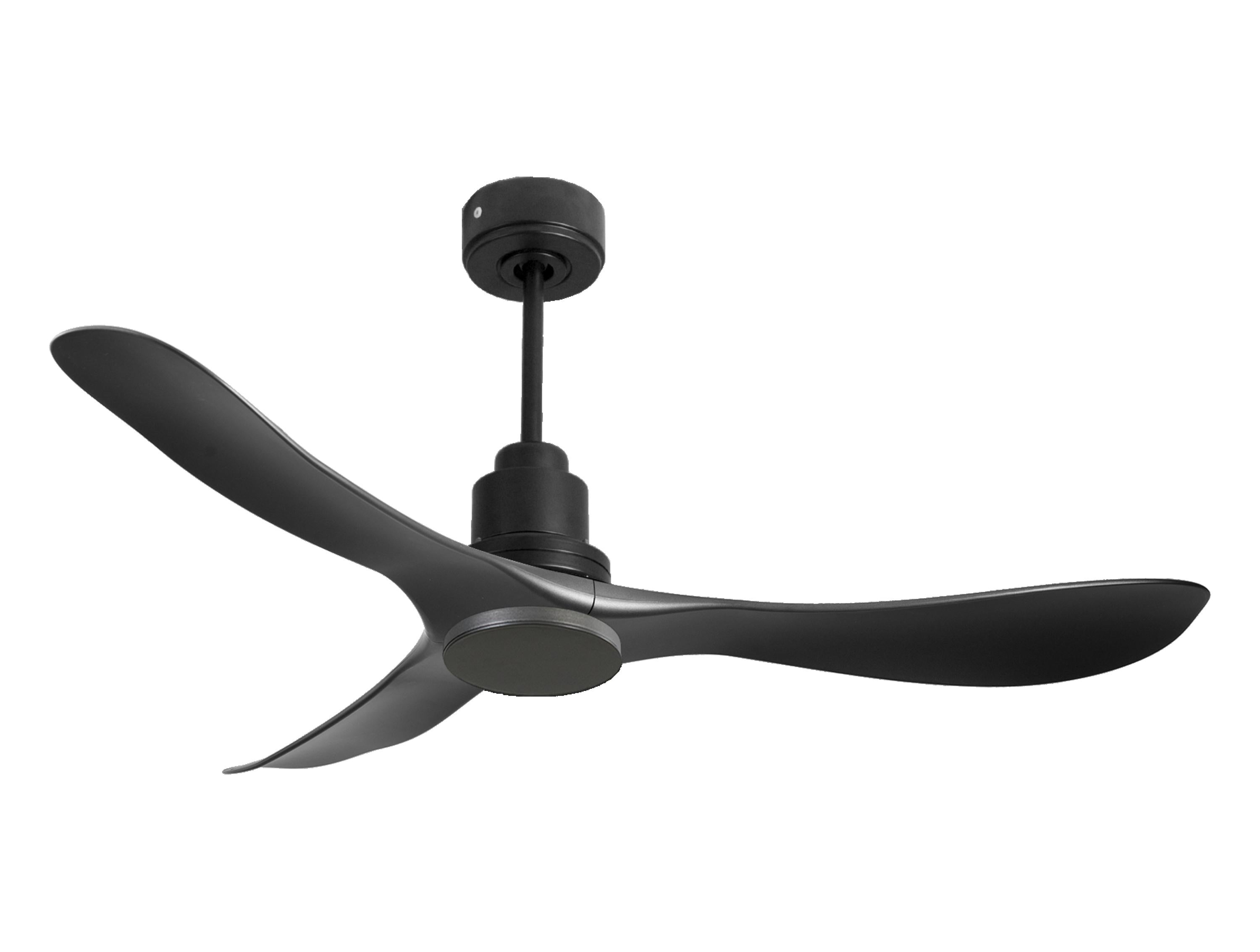 Ventilatore da soffitto Reversibile Termostato Wifi Motore CC Tetti inclinati Telecomando Hypersilence Memoria Shopify Vendible (AUTOMATICO)