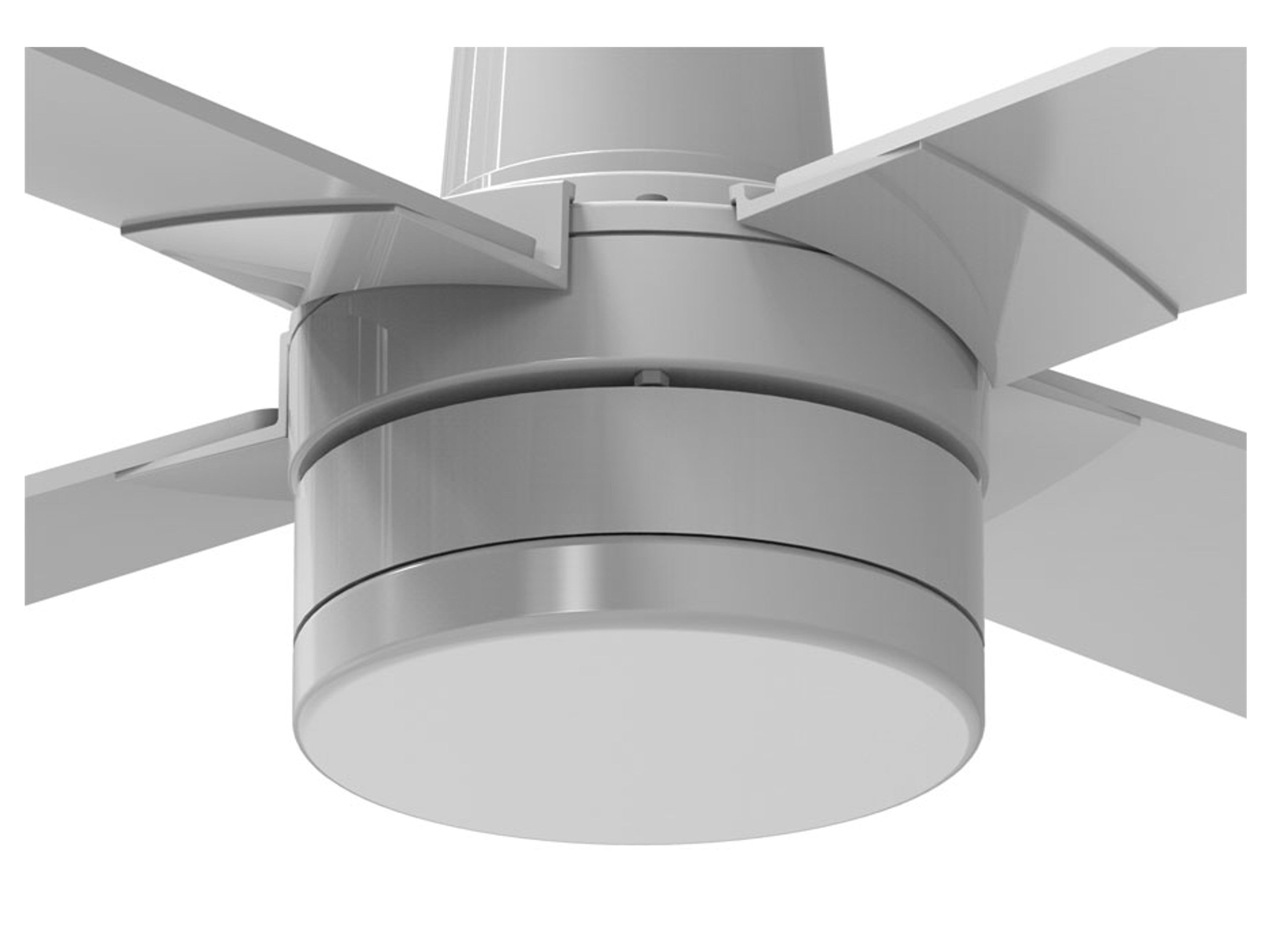 Ventilatore da soffitto ø122 cm con LED e Wifi Reversibile Hypersilence