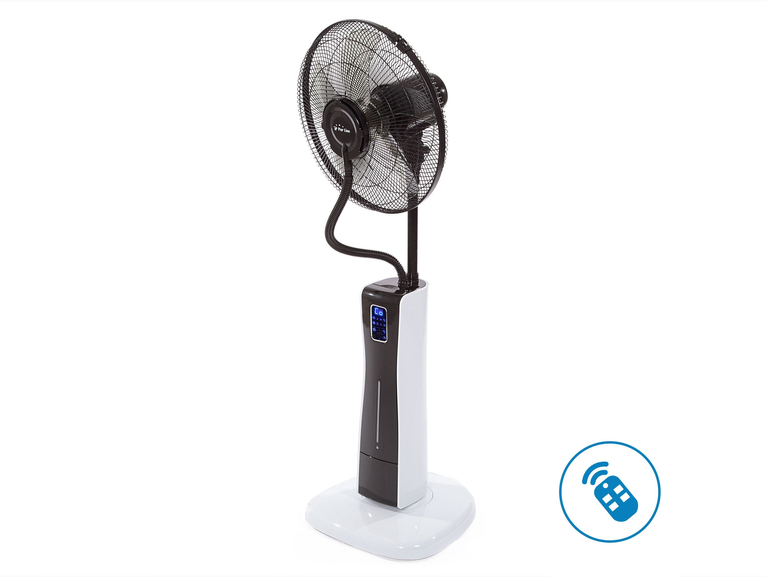 Ventilatore nebulizzatore ø 40 cm per interni ed esterni con telecomando