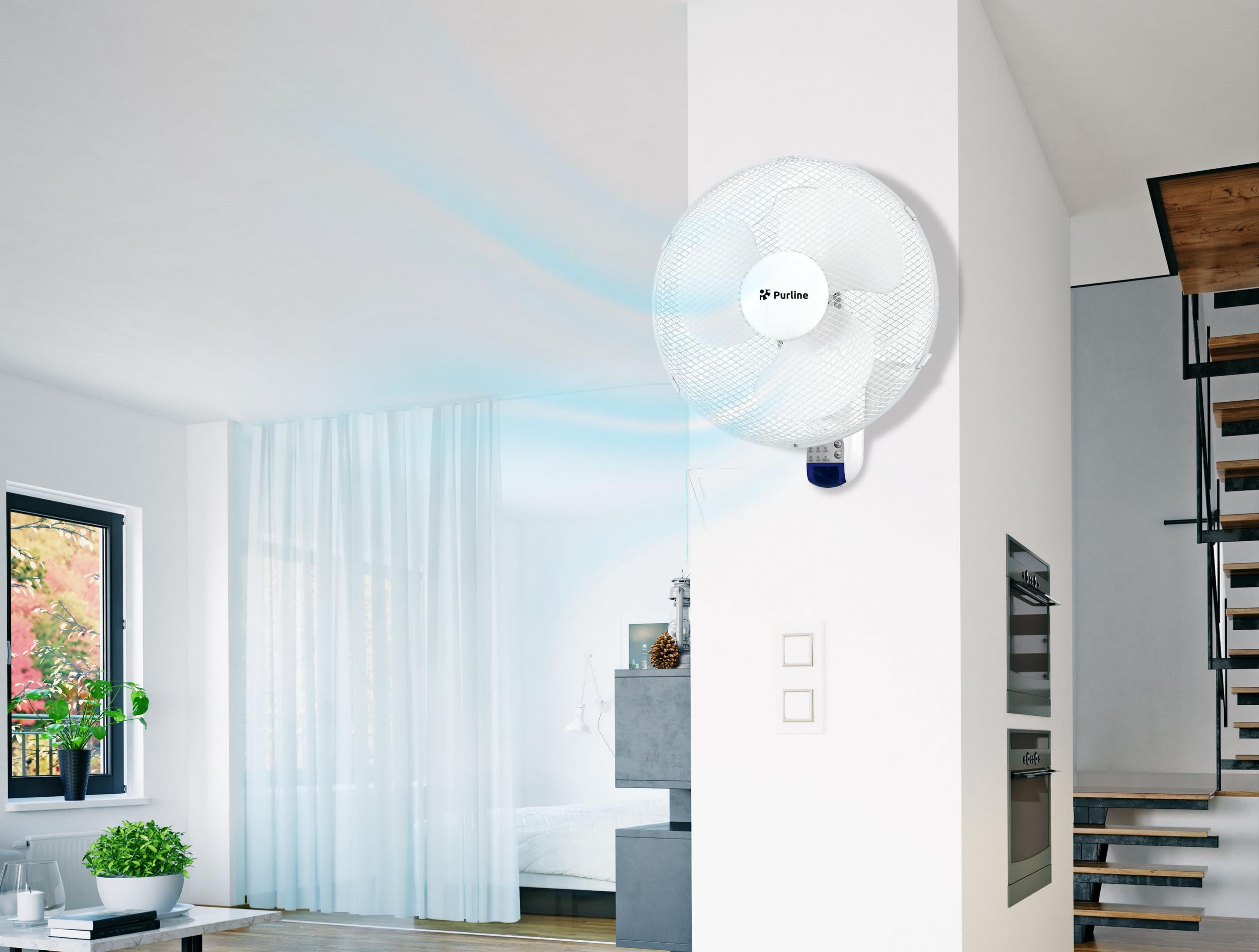 Ventilatore da parete digitale con controllo