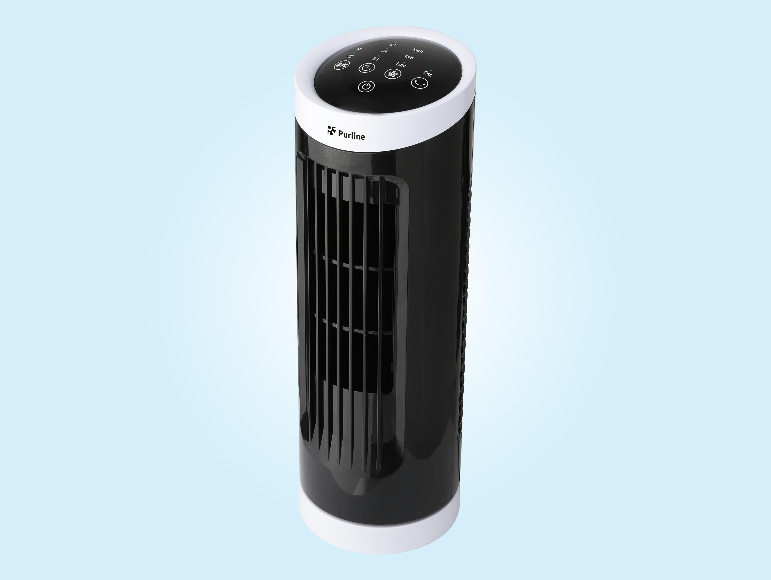 Ventilatore a torre compatto da tavolo