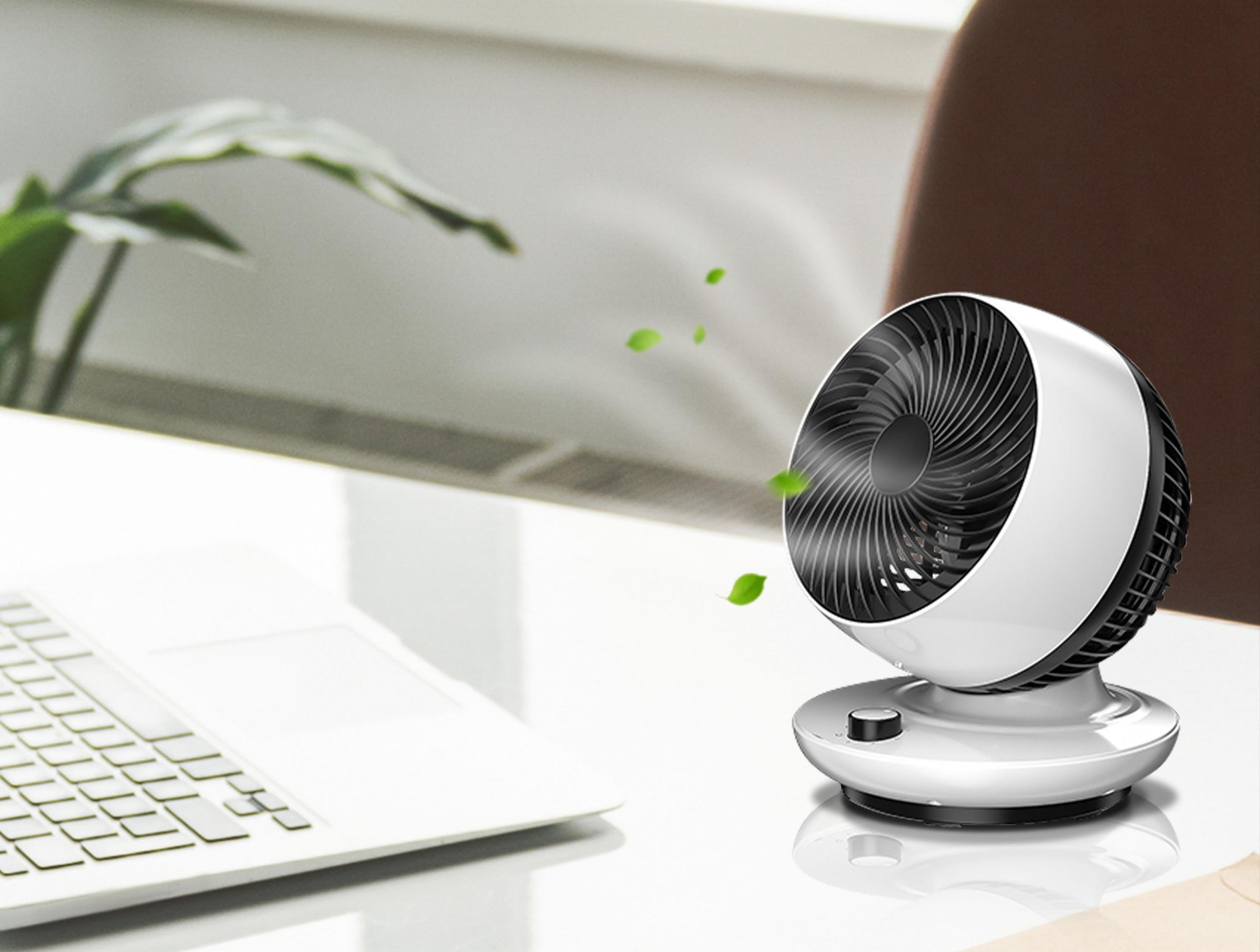 Ventilatore da tavolo con oscillazione verticale