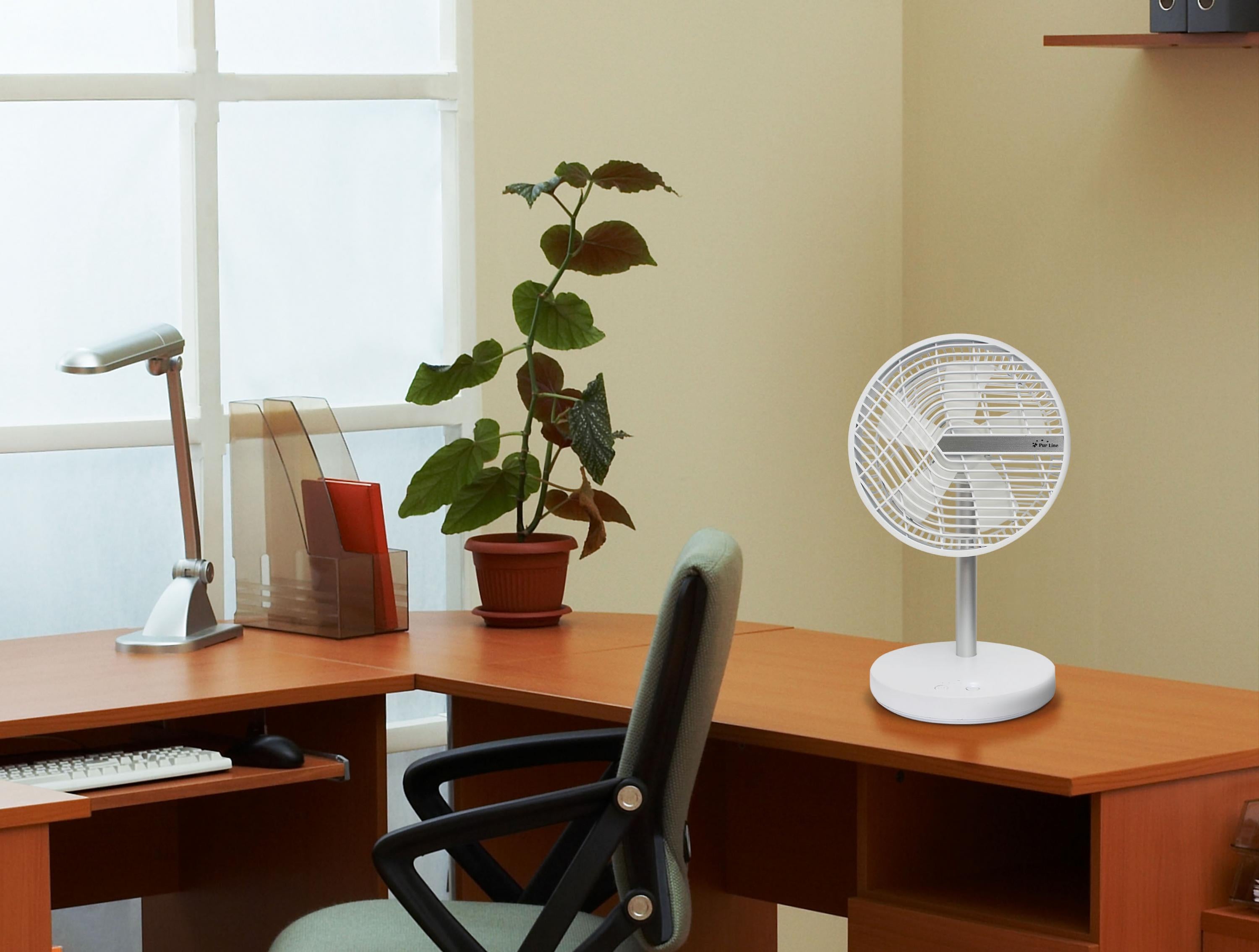 Ventilatore da tavolo con USB-C e 4 velocità