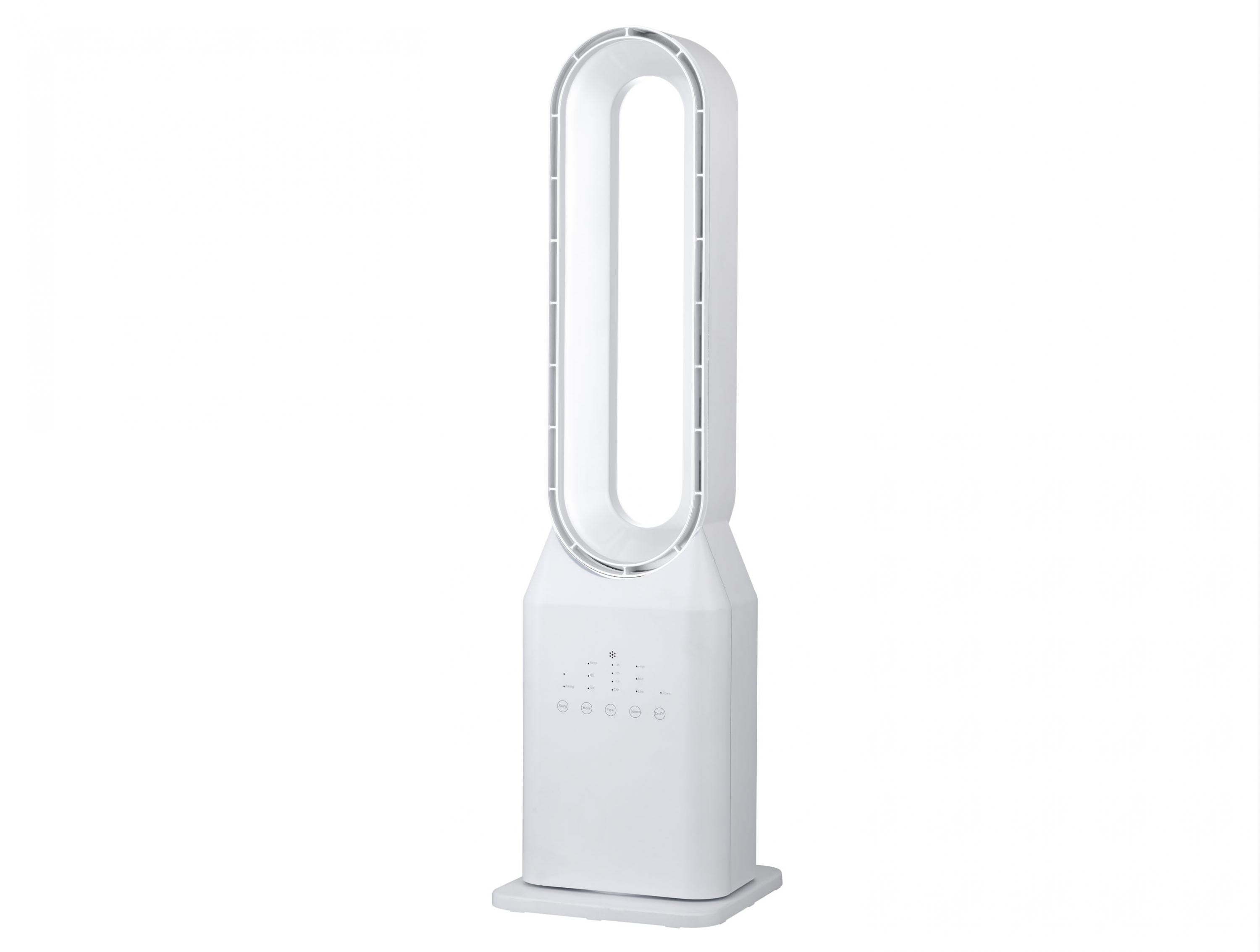 Ventilatore a torre senza pale con 3 velocità e oscillazione automatica