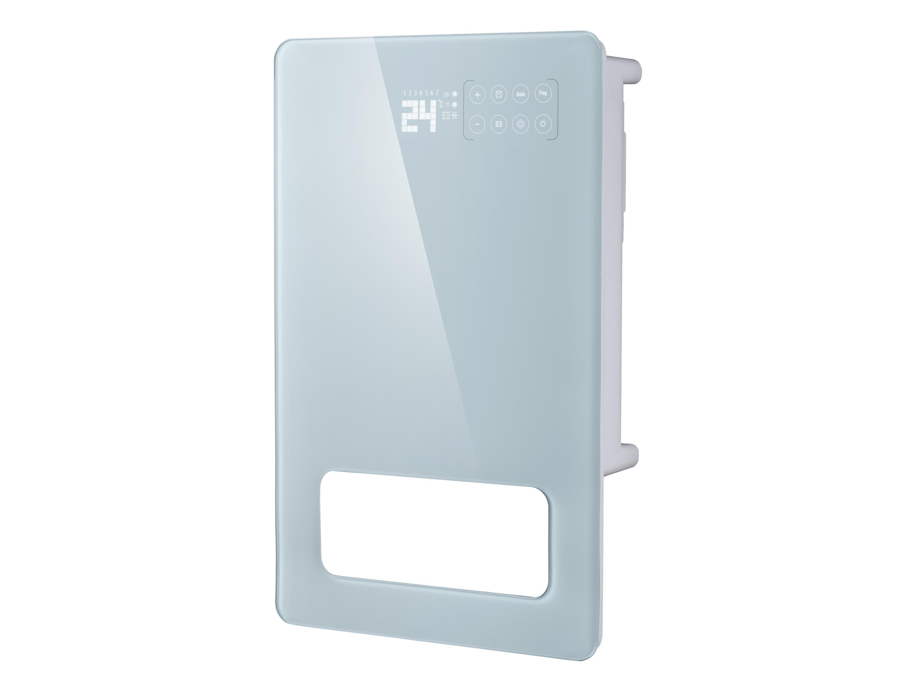 Scaldasalviette elettrico 2000W a basso consumo energetico con vetro temperato e display a LED