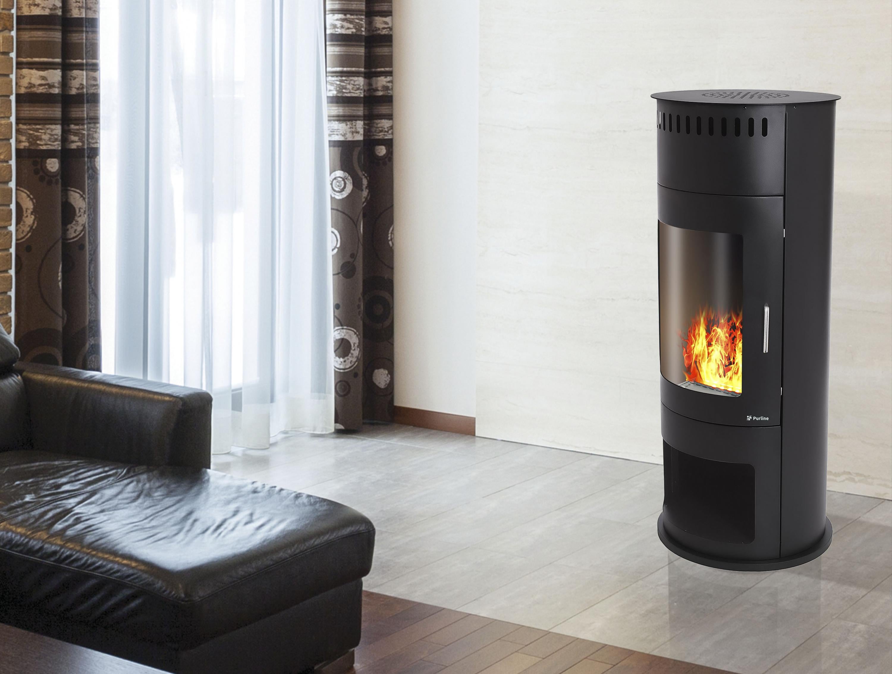 Stufa decorativa con fiamma simulata