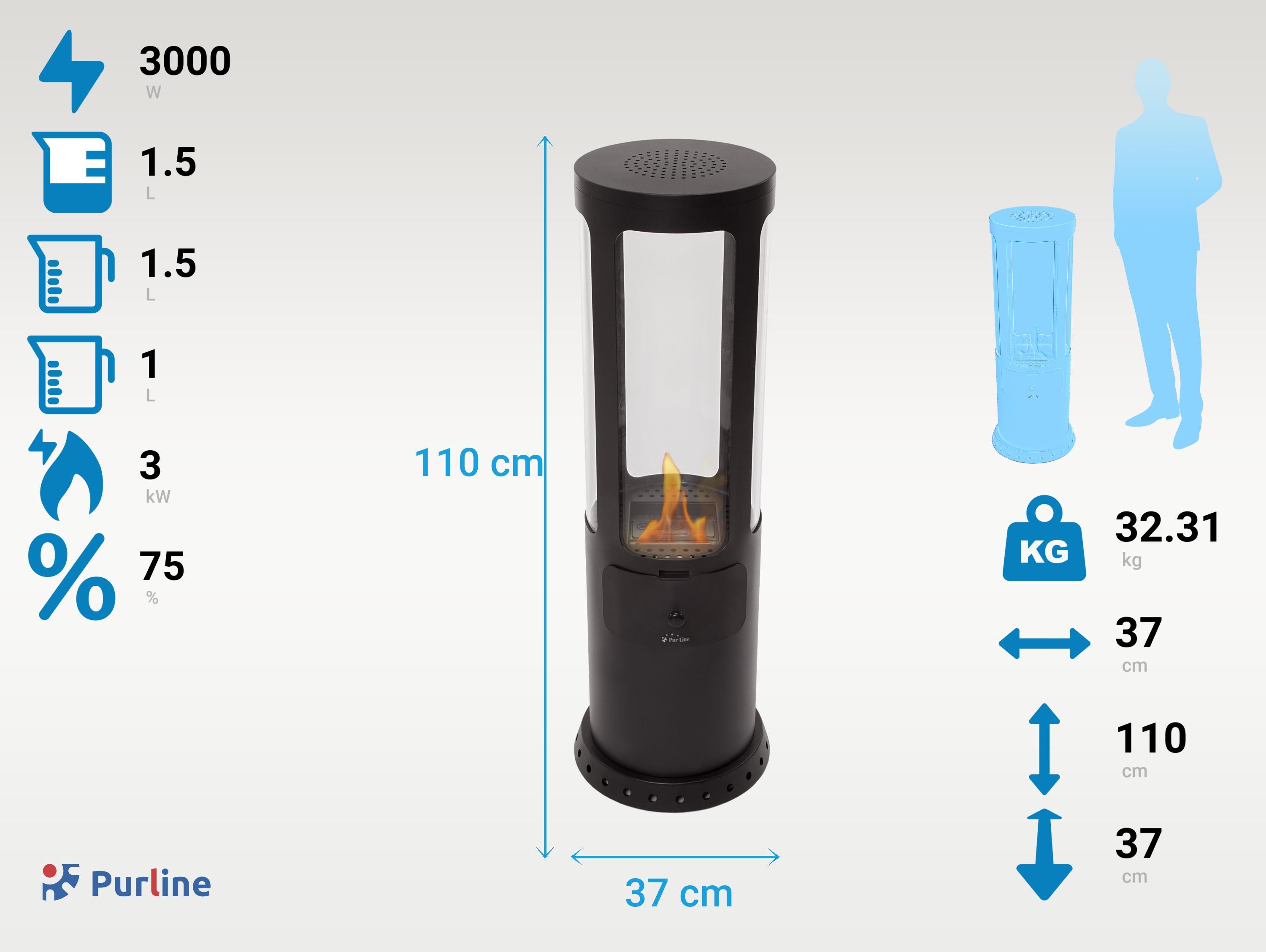 BESTFIRE CLASSIC Colore Nero