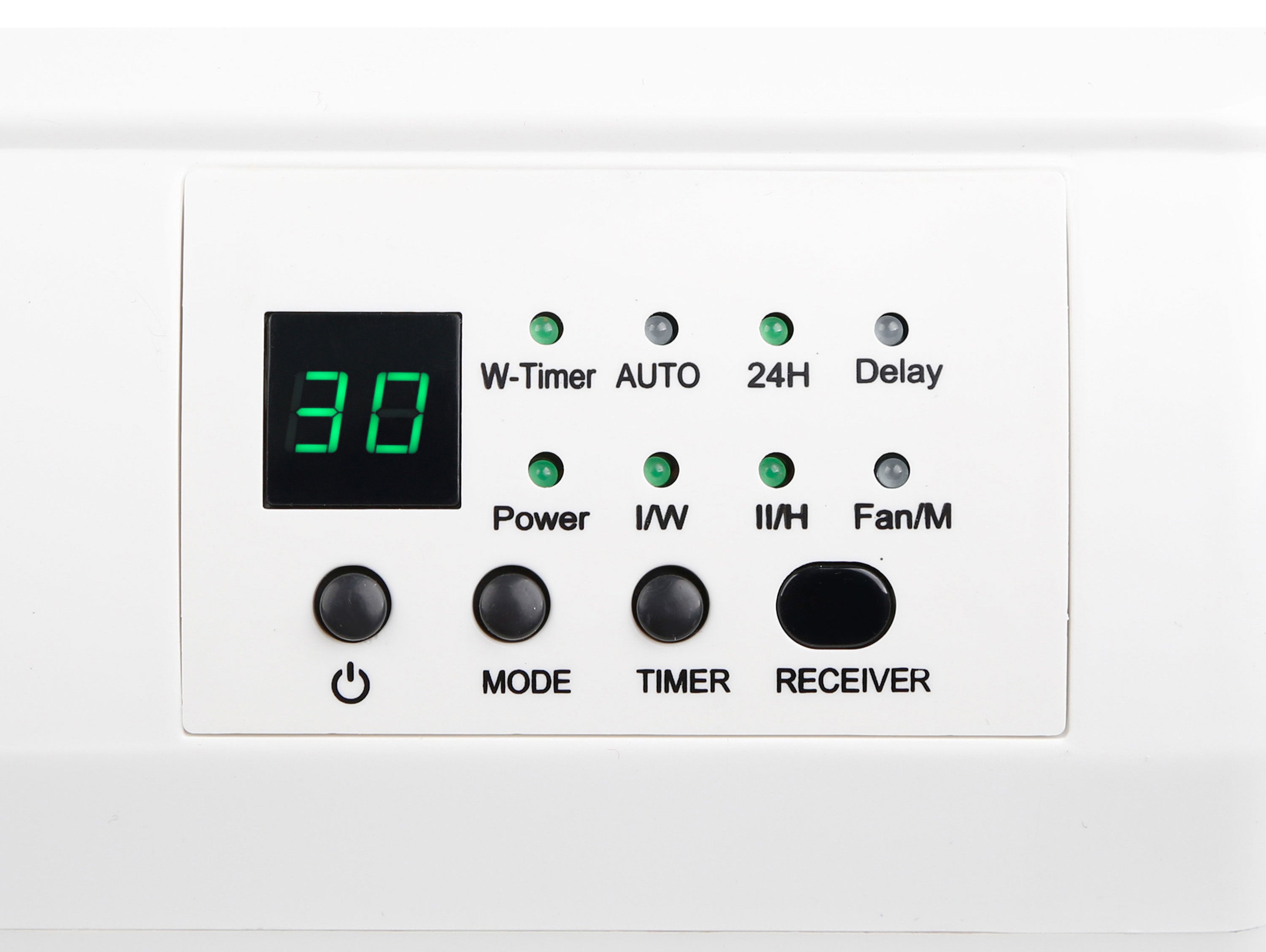 HOTI M50: Riscaldatore split a parete da 2000 W con telecomando e timer