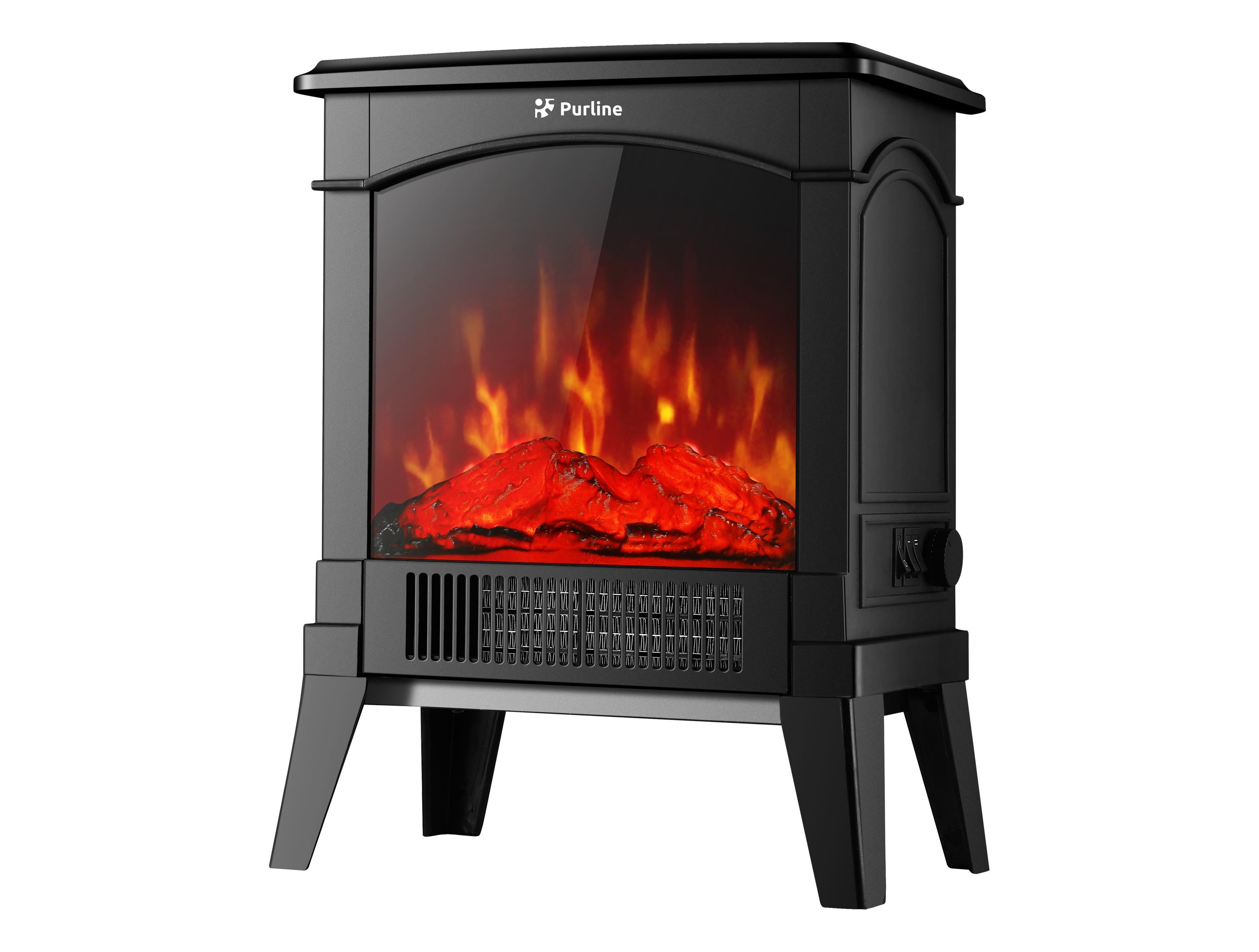 Caminetto elettrico compatto da pavimento 1500 W