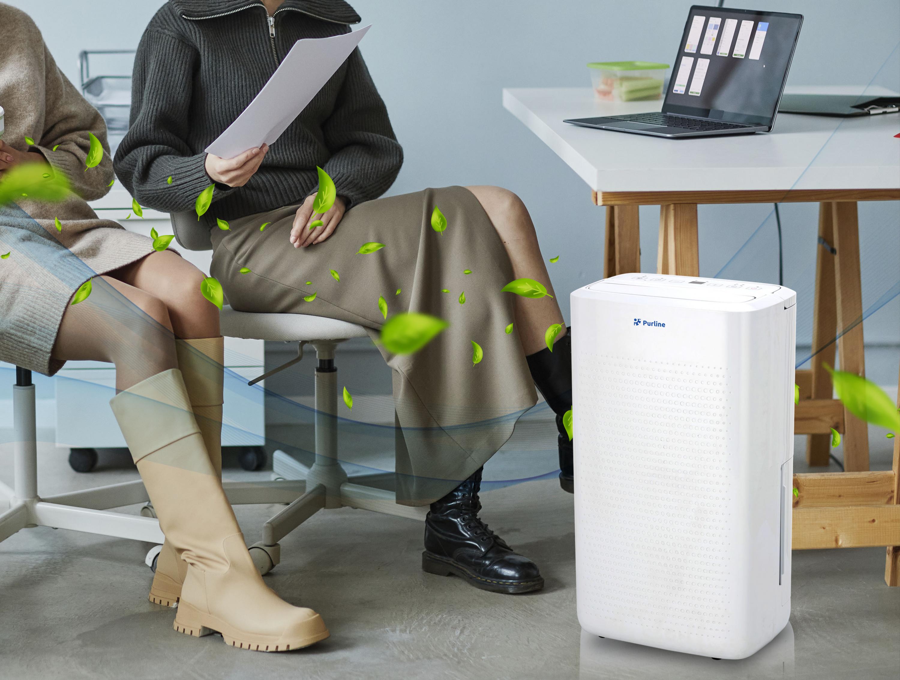 Deumidificatori Vantaggio 2 Spegnimento automatico di sicurezza quando il serbatoio è pieno.