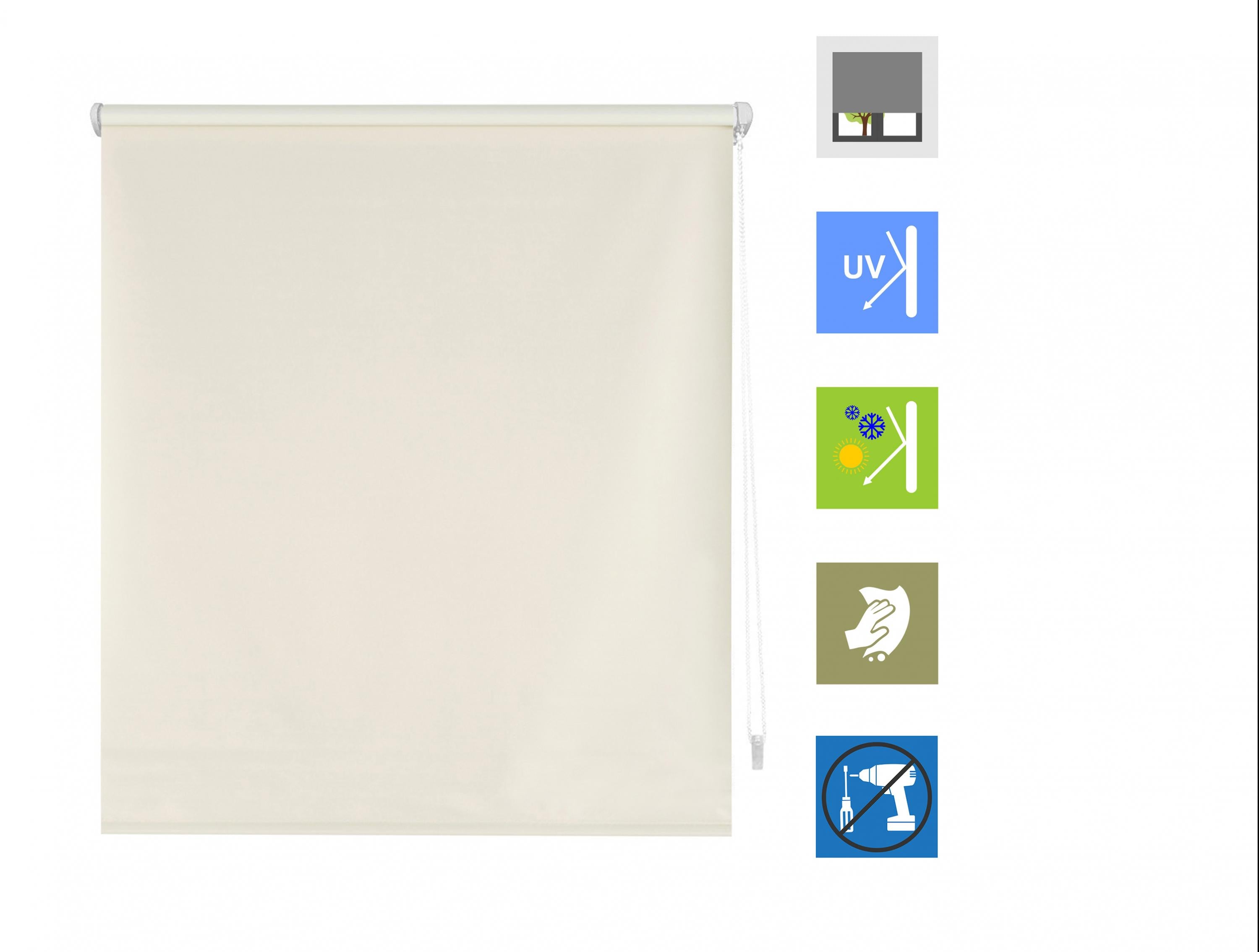 Colore Crema Tenda a rullo EASYZEUS CREMA 72x180cm