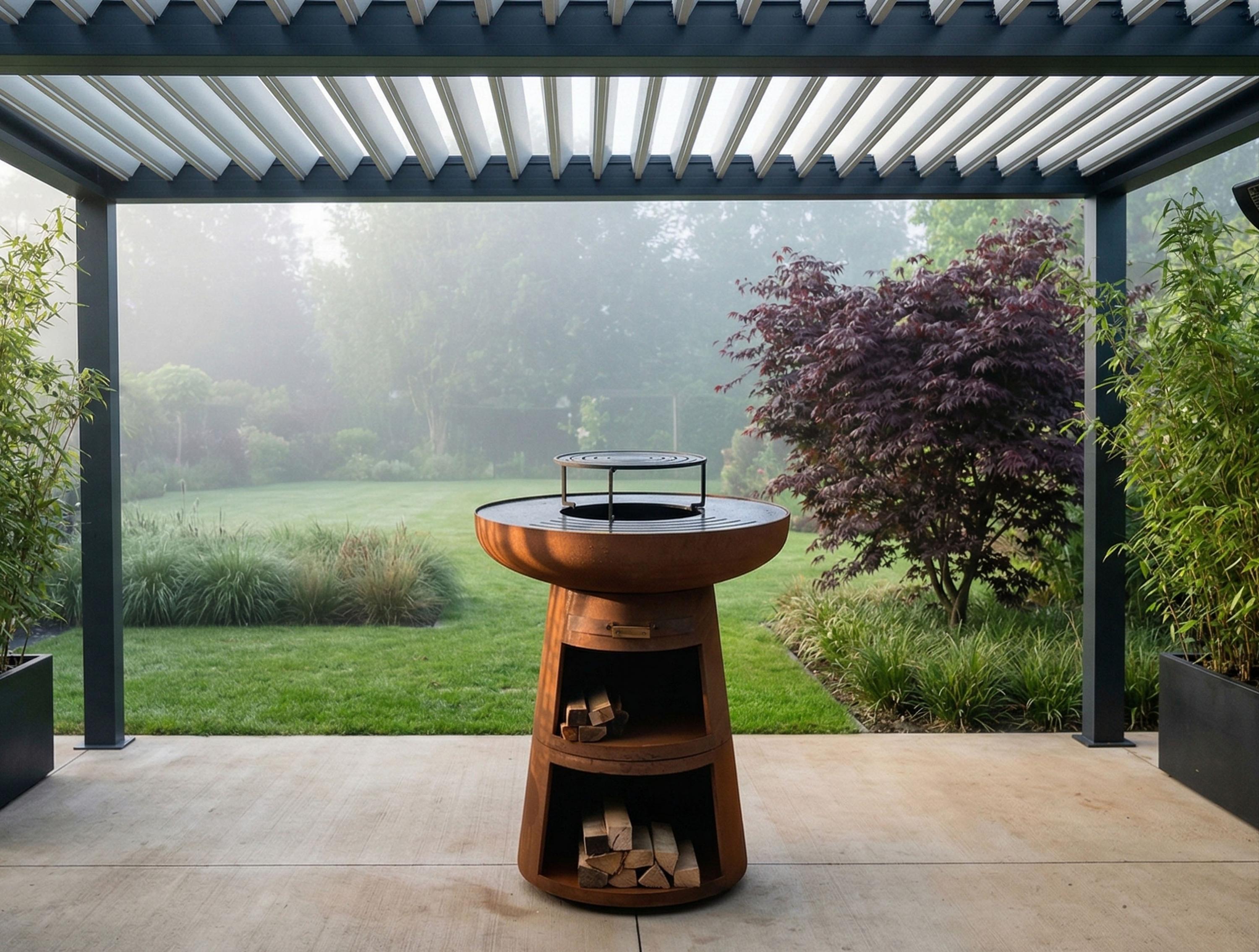 Barbecue Materiale Acciaio corten