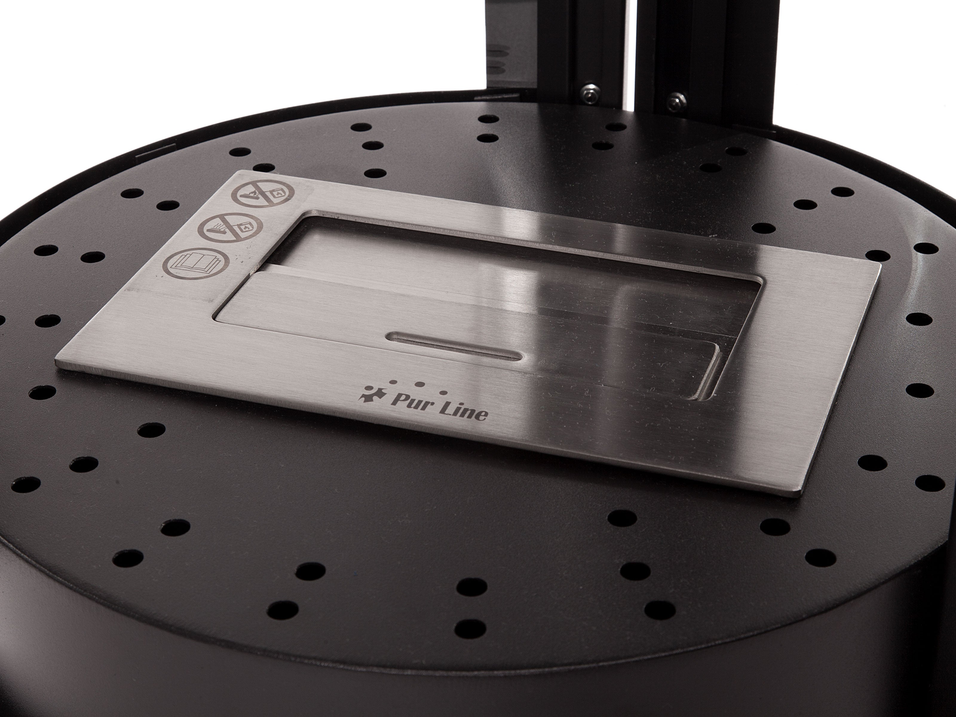 Materiale Acciaio Stufa a etanolo in acciaio nero con porta in vetro temperato