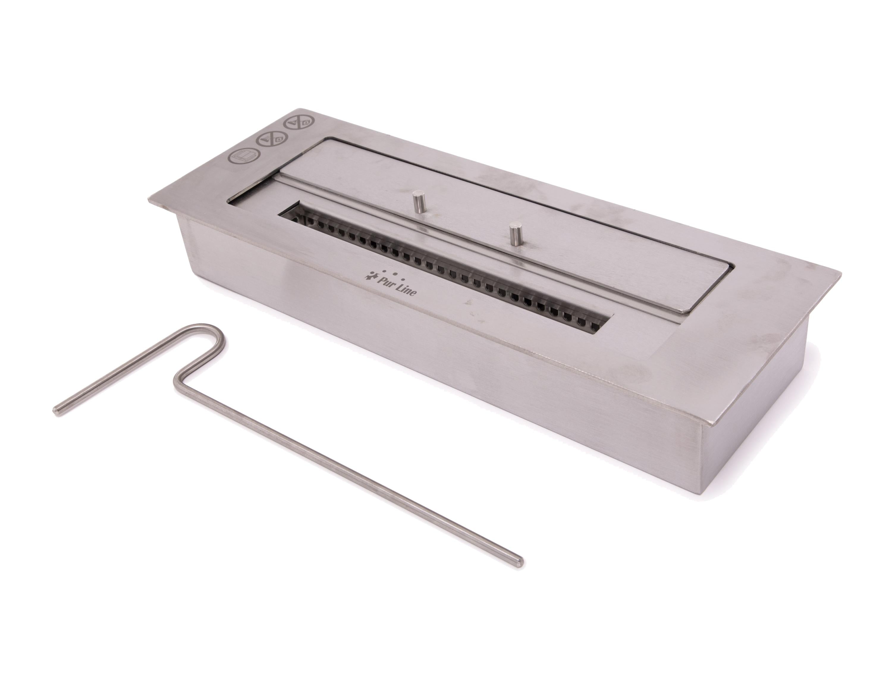 Blocco di combustione con fibra ceramica e coperchio per la regolazione della fiamma 2,5L