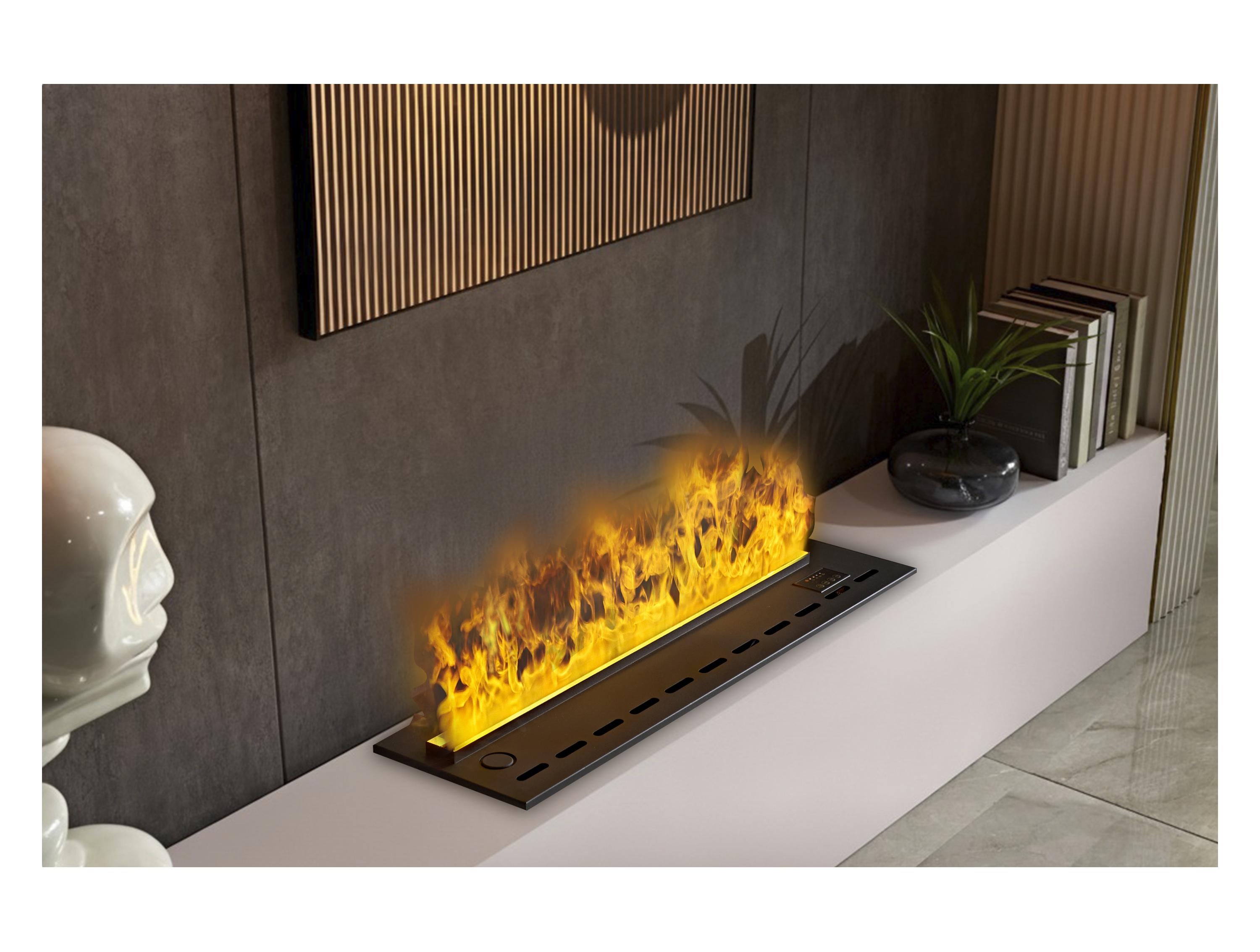 Caminetto decorativo con fiamma simulata