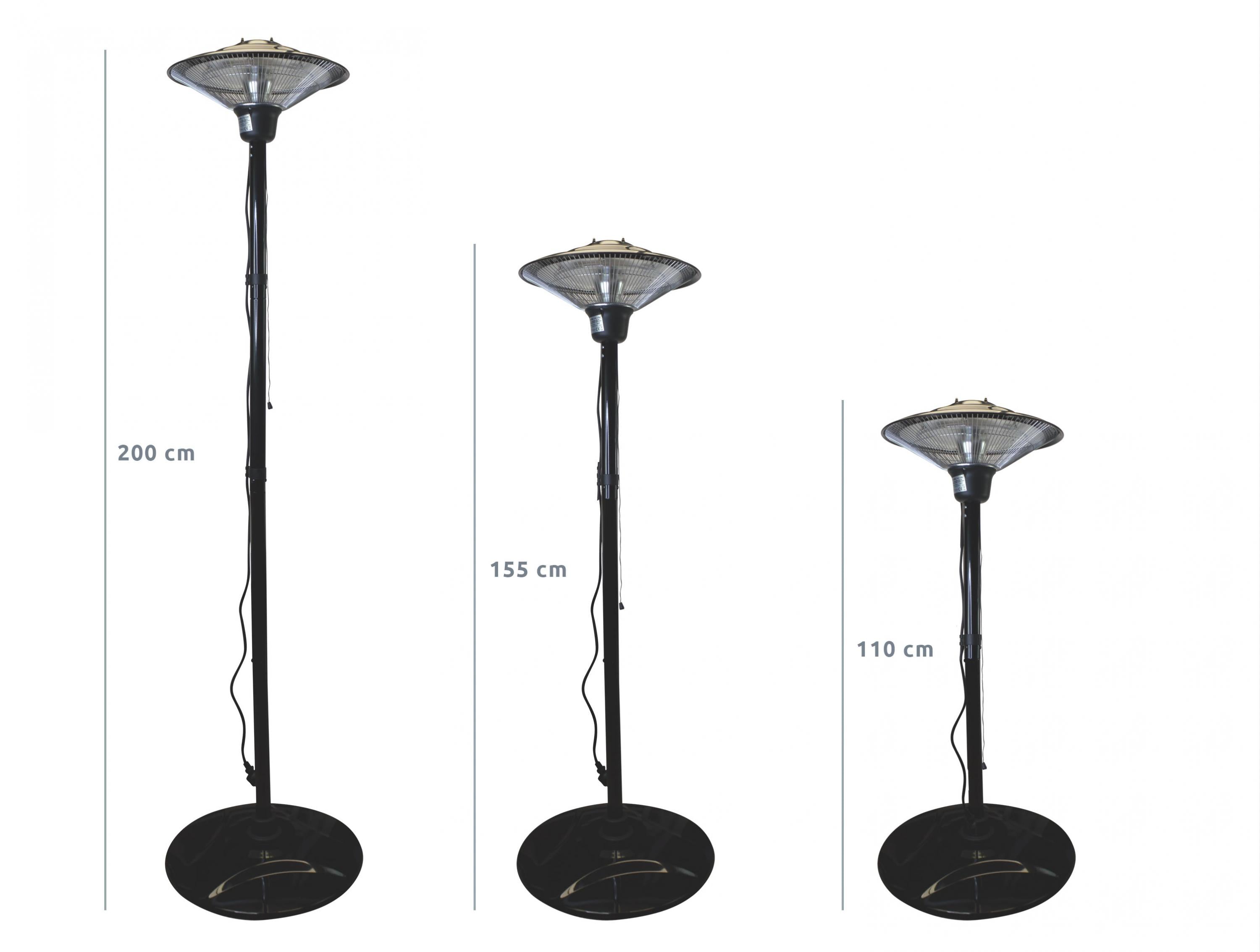HEATY LAMPY: Fornello da esterno con piede a lampione