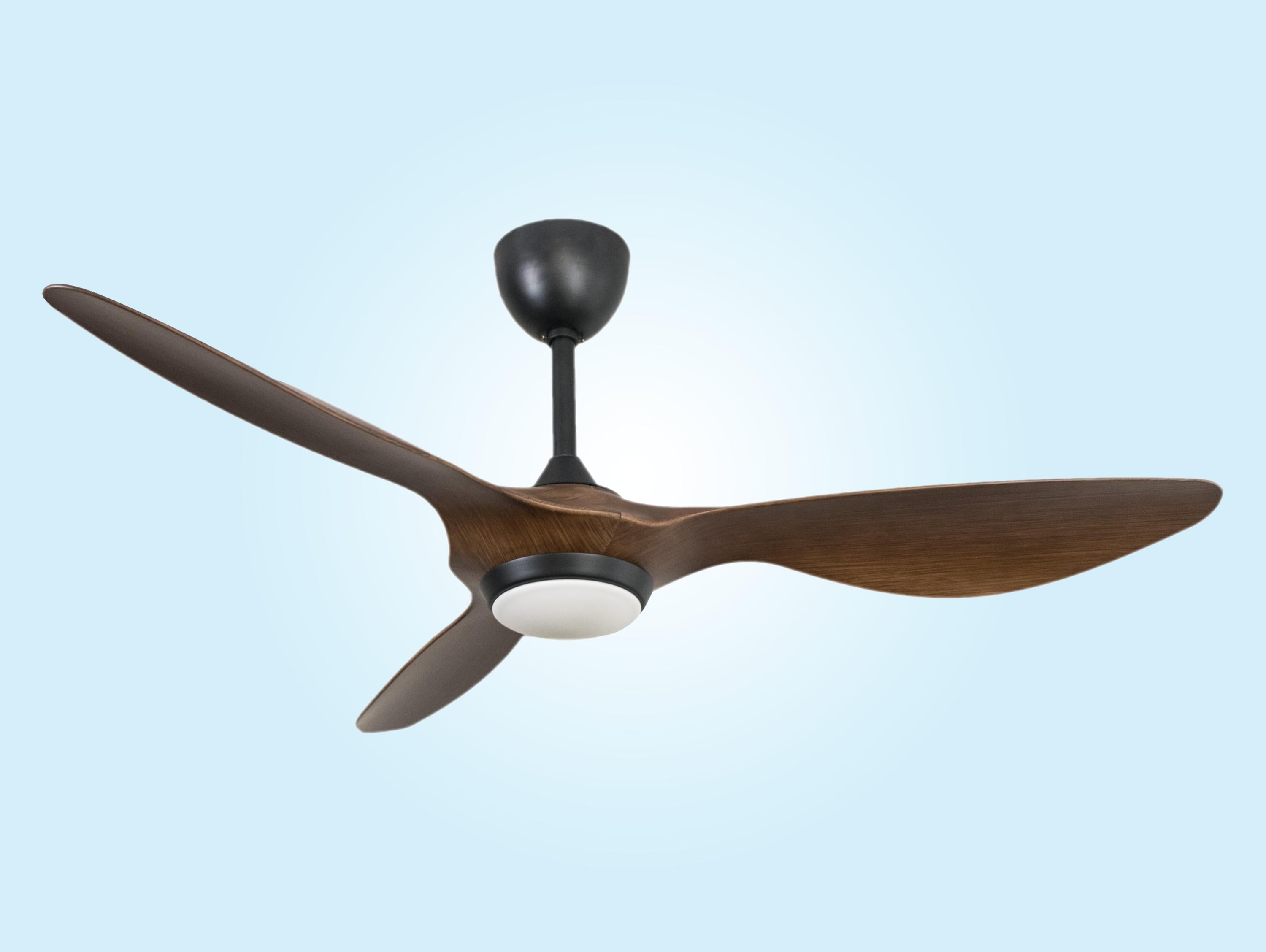 Ventilatore da soffitto ø132 cm con LED e Wifi Reversibile Hypersilence