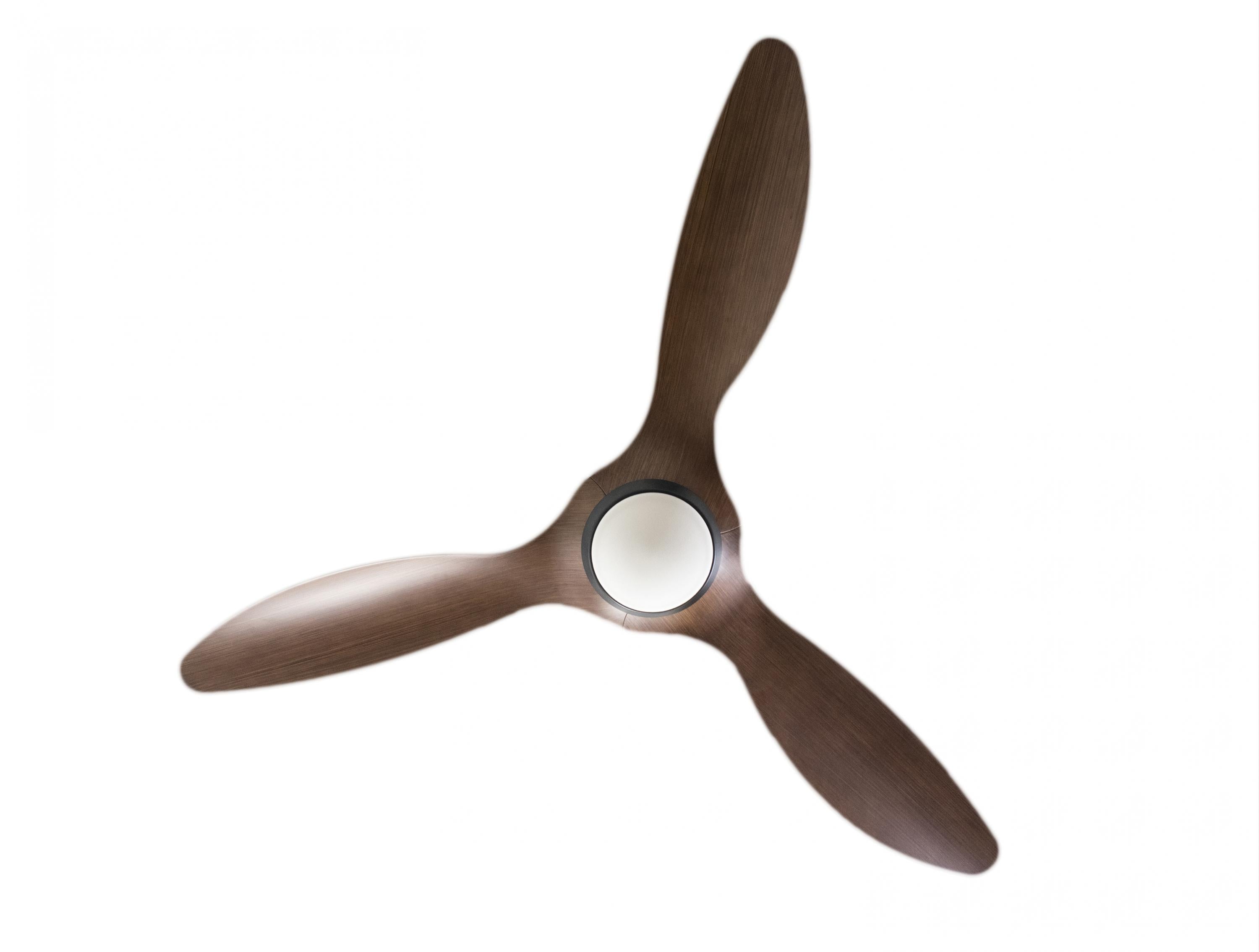 Ventilatore da soffitto ø132 cm con LED e Wifi Reversibile Hypersilence