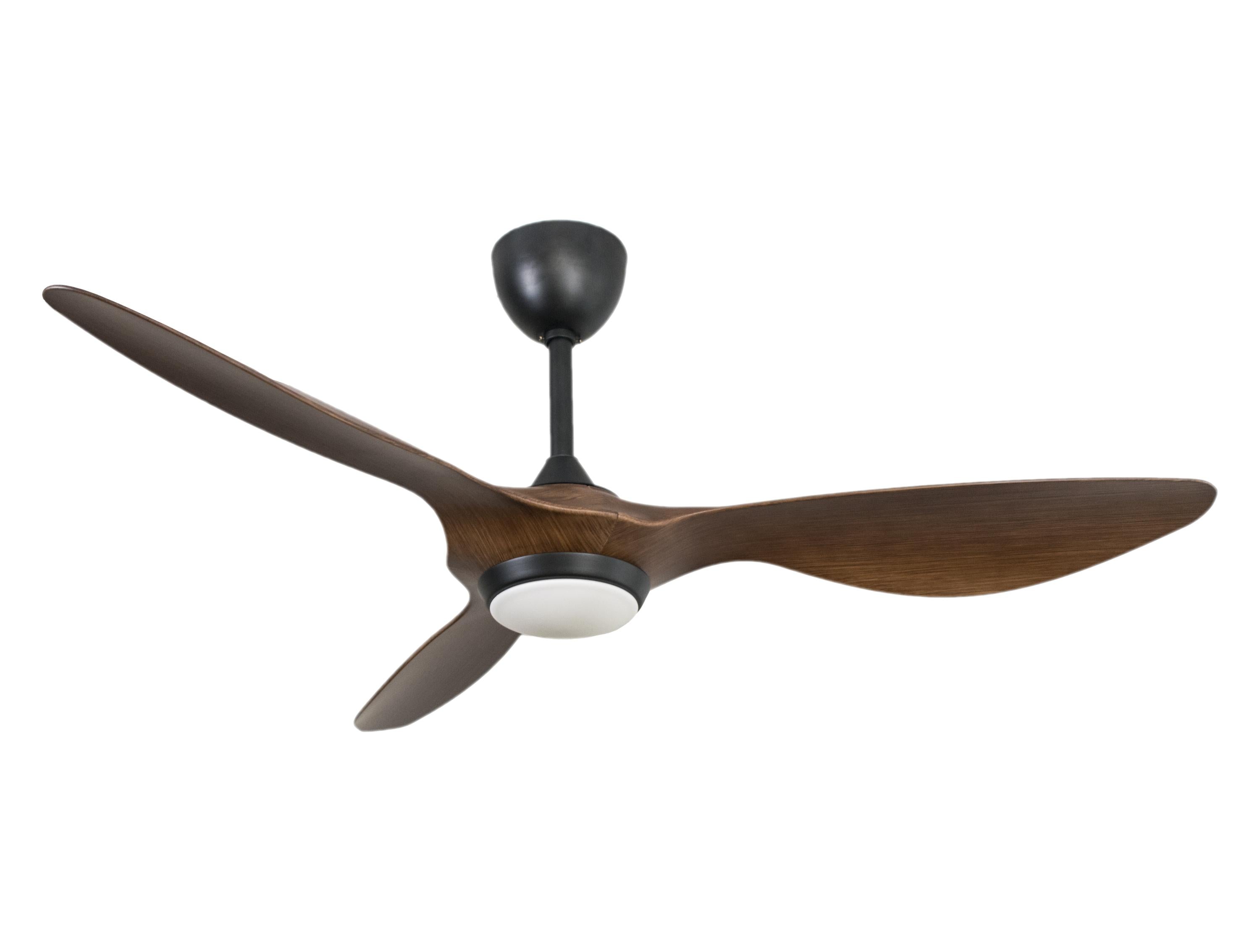 Ventilatore da soffitto ø132 cm con LED e Wifi Reversibile Hypersilence