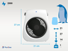 Riscaldatore verticale a pavimento 2000W