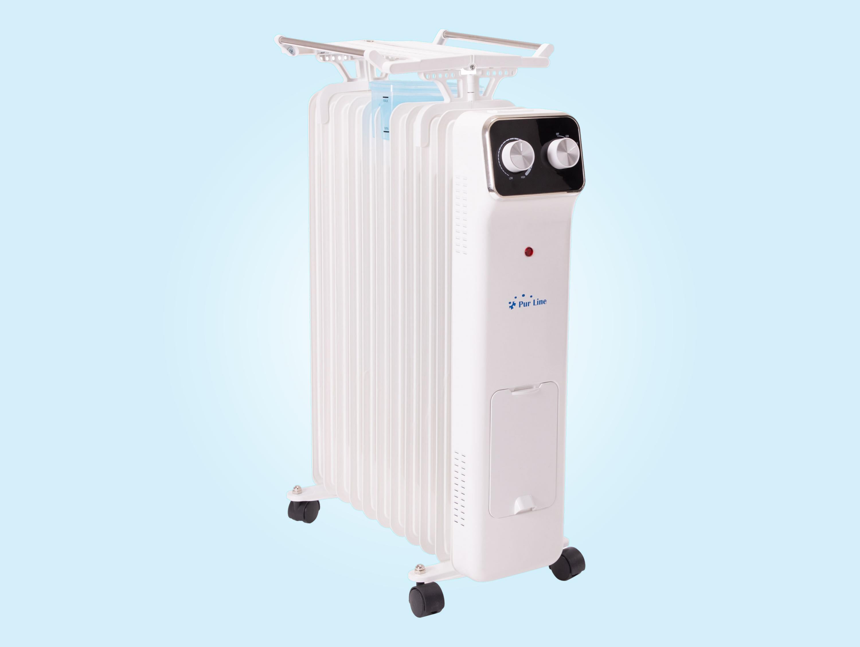 Radiatore a olio a risparmio energetico da 2500 W con contenitore di umidificazione