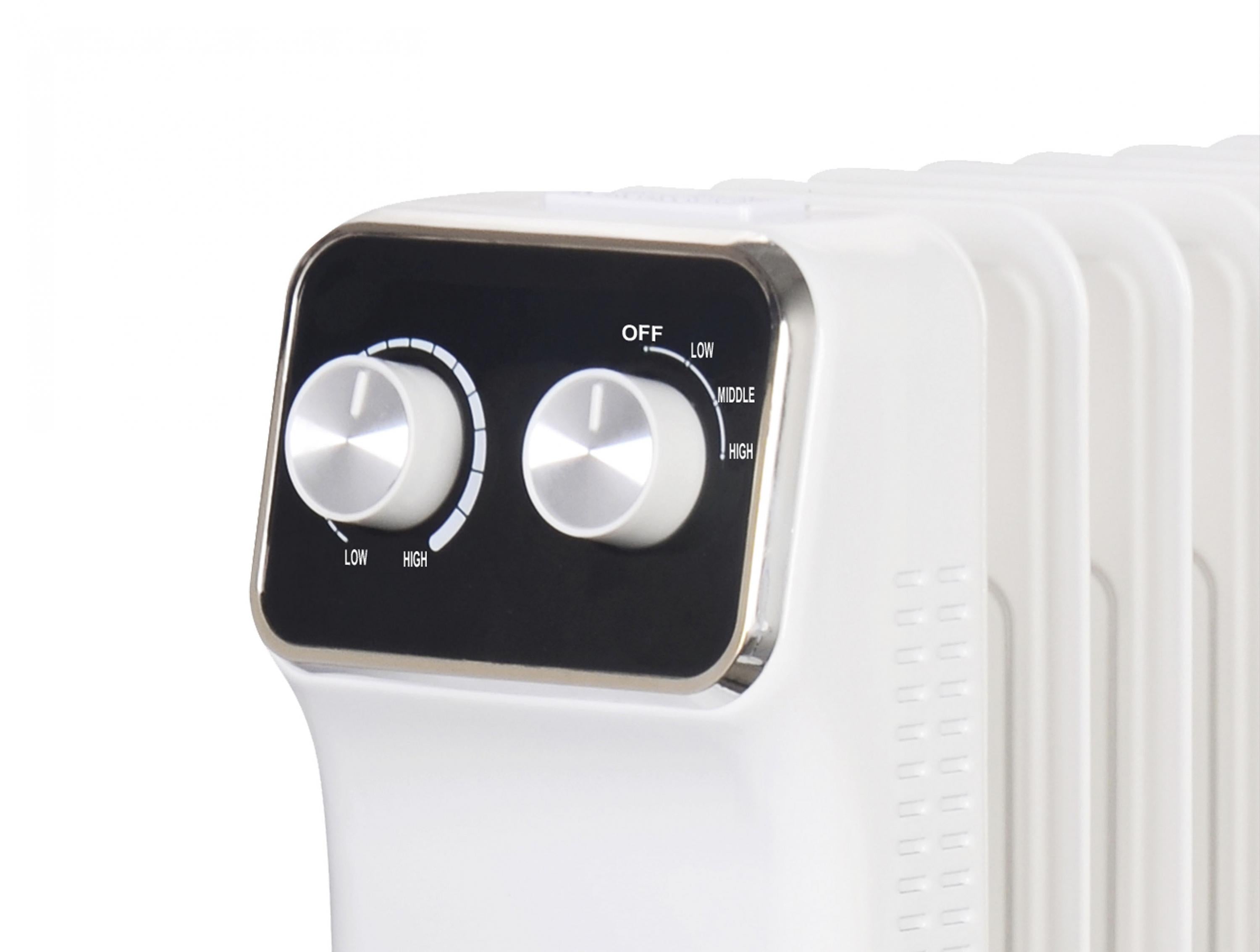 Radiatore a olio a risparmio energetico da 2800W con contenitore di umidificazione