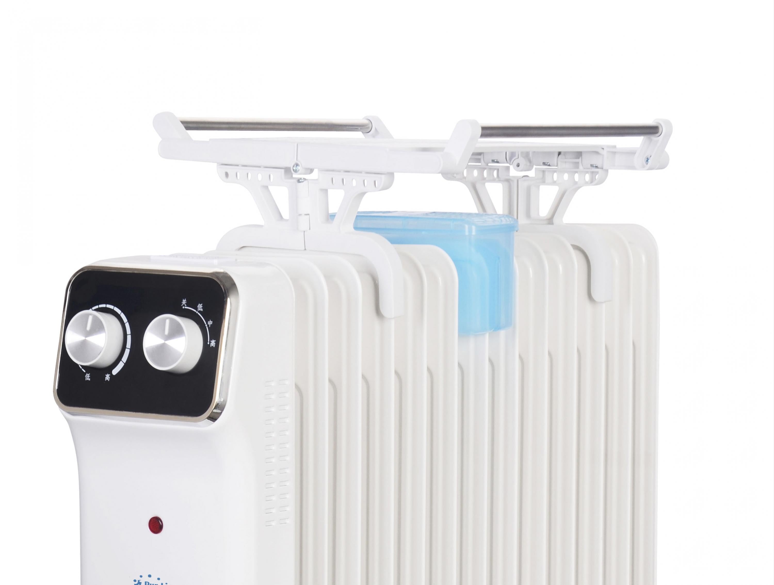 Radiatore a olio a risparmio energetico da 2800W con contenitore di umidificazione