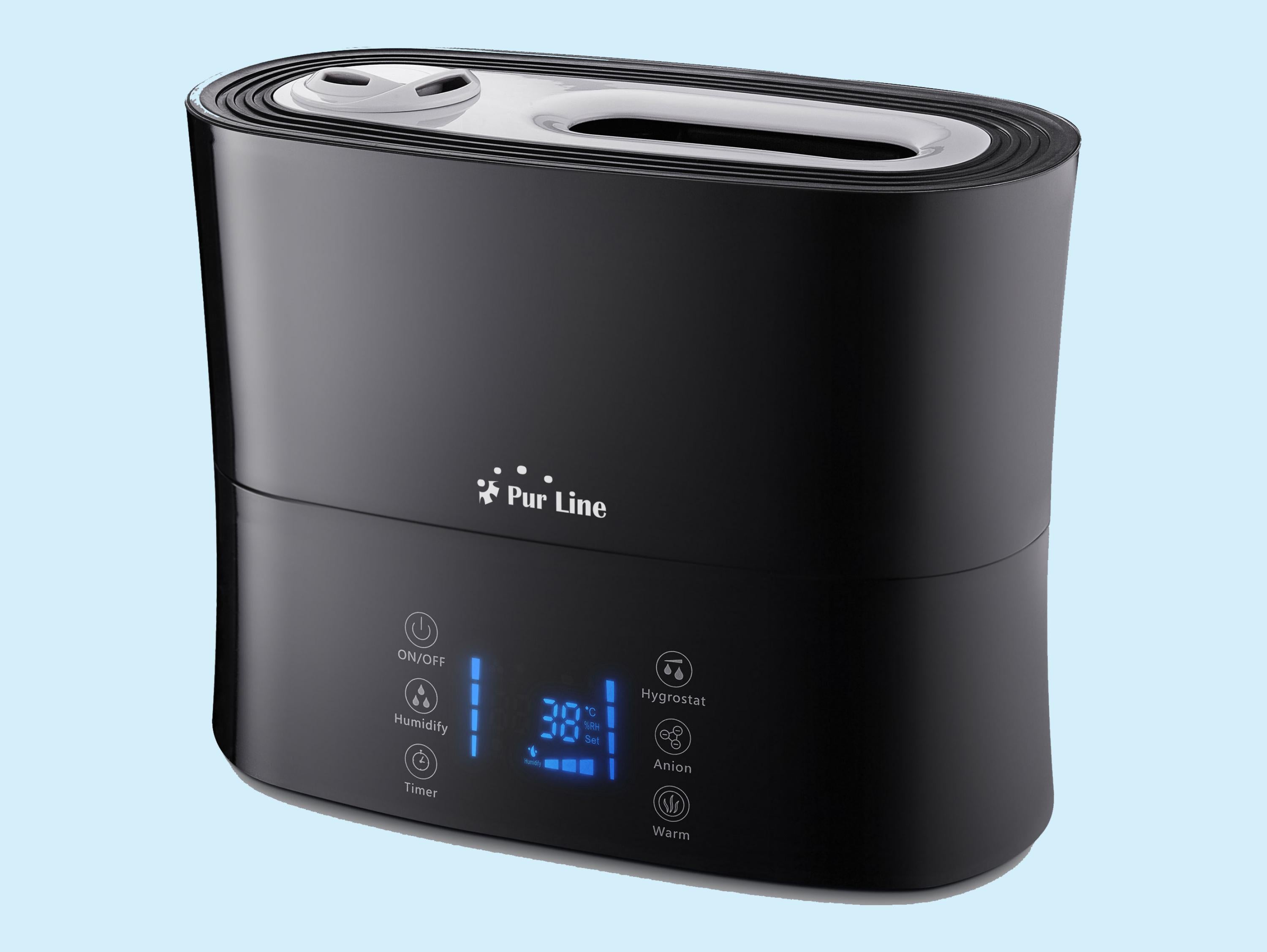 Umidificatore ad ultrasuoni, HYDRO 14, igrostato, vapore freddo/tiepido