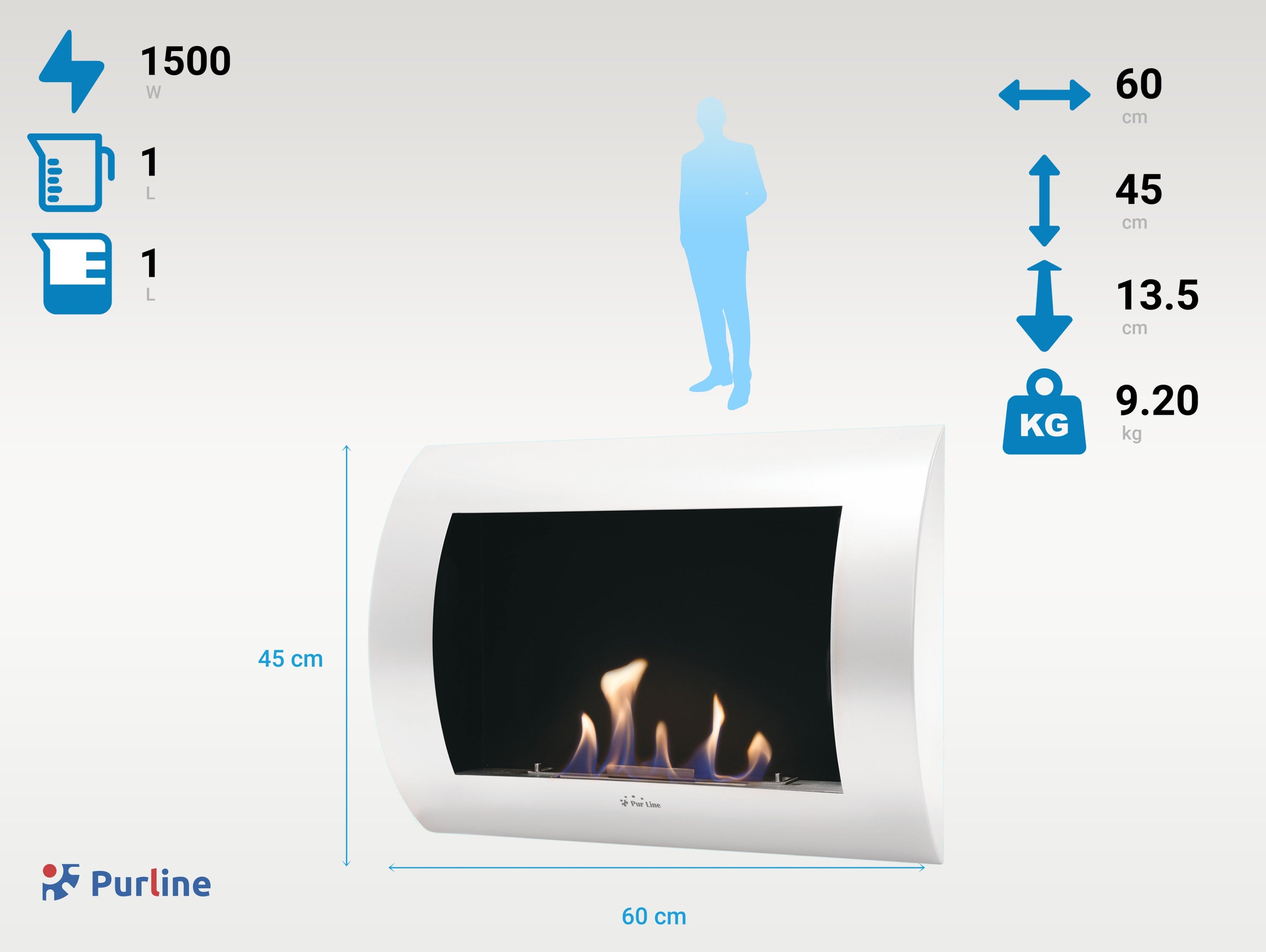 INOX-CLASIC W Serbatoi 1 L