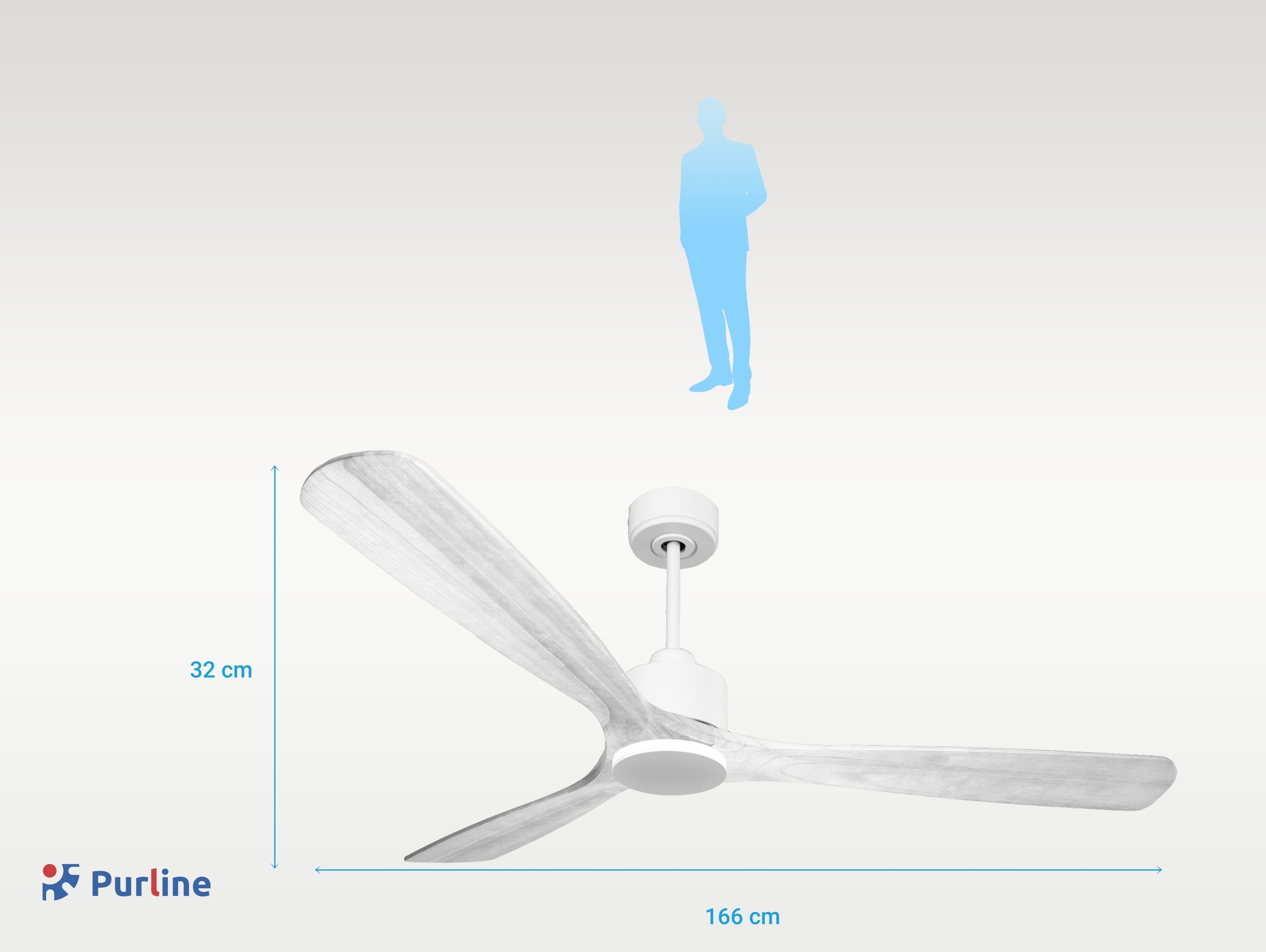 MadeiraD166C0364896: Ventilatore da soffitto Reversibile Termostato Wifi Motore CC Tetti inclinati Telecomando Hypersilence Memoria Shopify Vendible (AUTOMATICO)