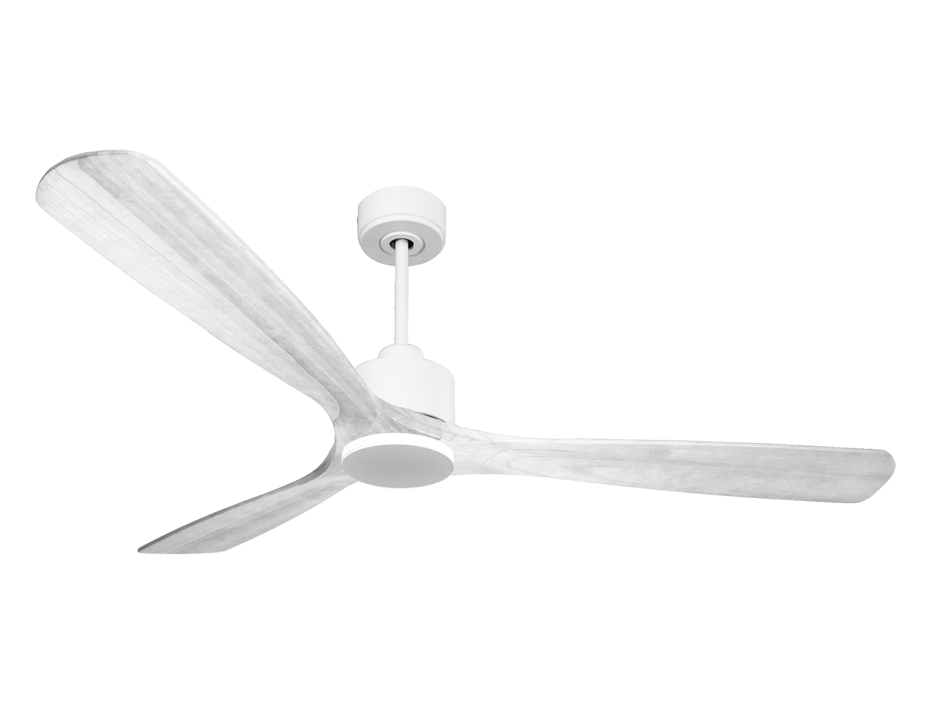 Ventilatore da soffitto Reversibile Termostato Wifi Motore CC Tetti inclinati Telecomando Hypersilence Memoria Shopify Vendible (AUTOMATICO)