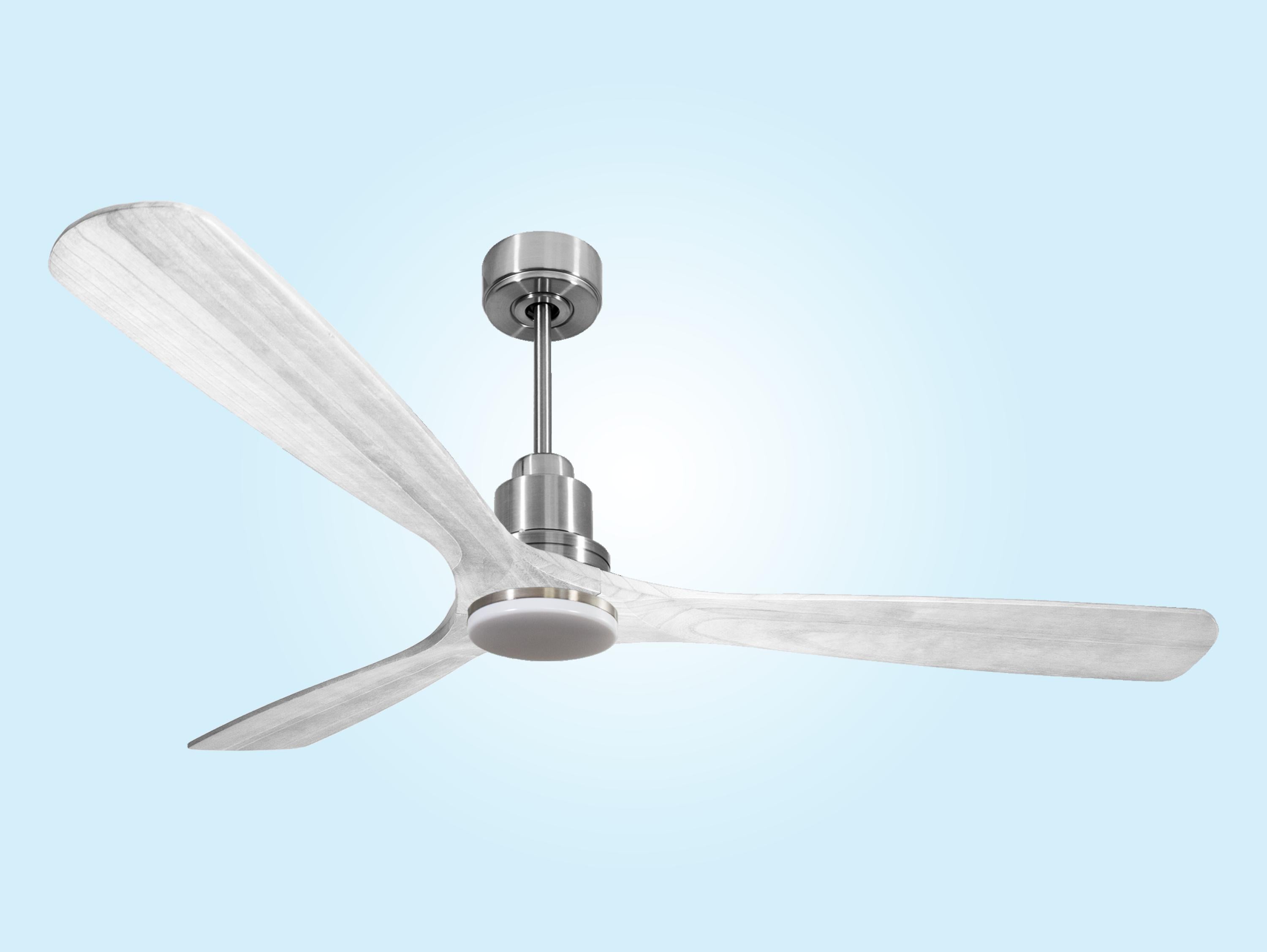 MadeiraD166C04LED64552: Ventilatore da soffitto Reversibile Termostato Dimmabile Wifi Motore CC Tetti inclinati Telecomando Luce a tre toni Hypersilence Memoria Shopify Vendible (AUTOMATICO)