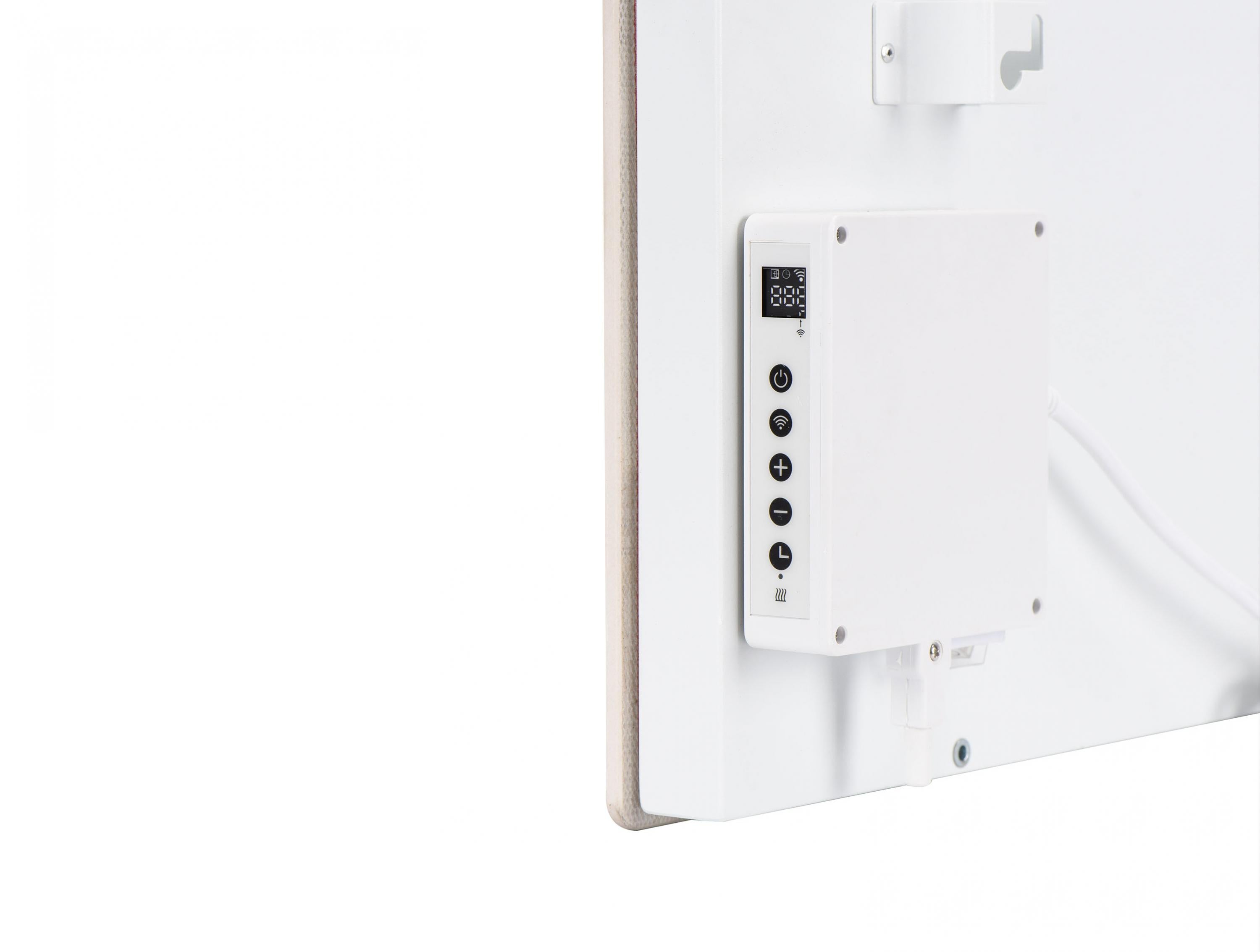 Emettitore termico con frontale in ceramica con finitura marmorea