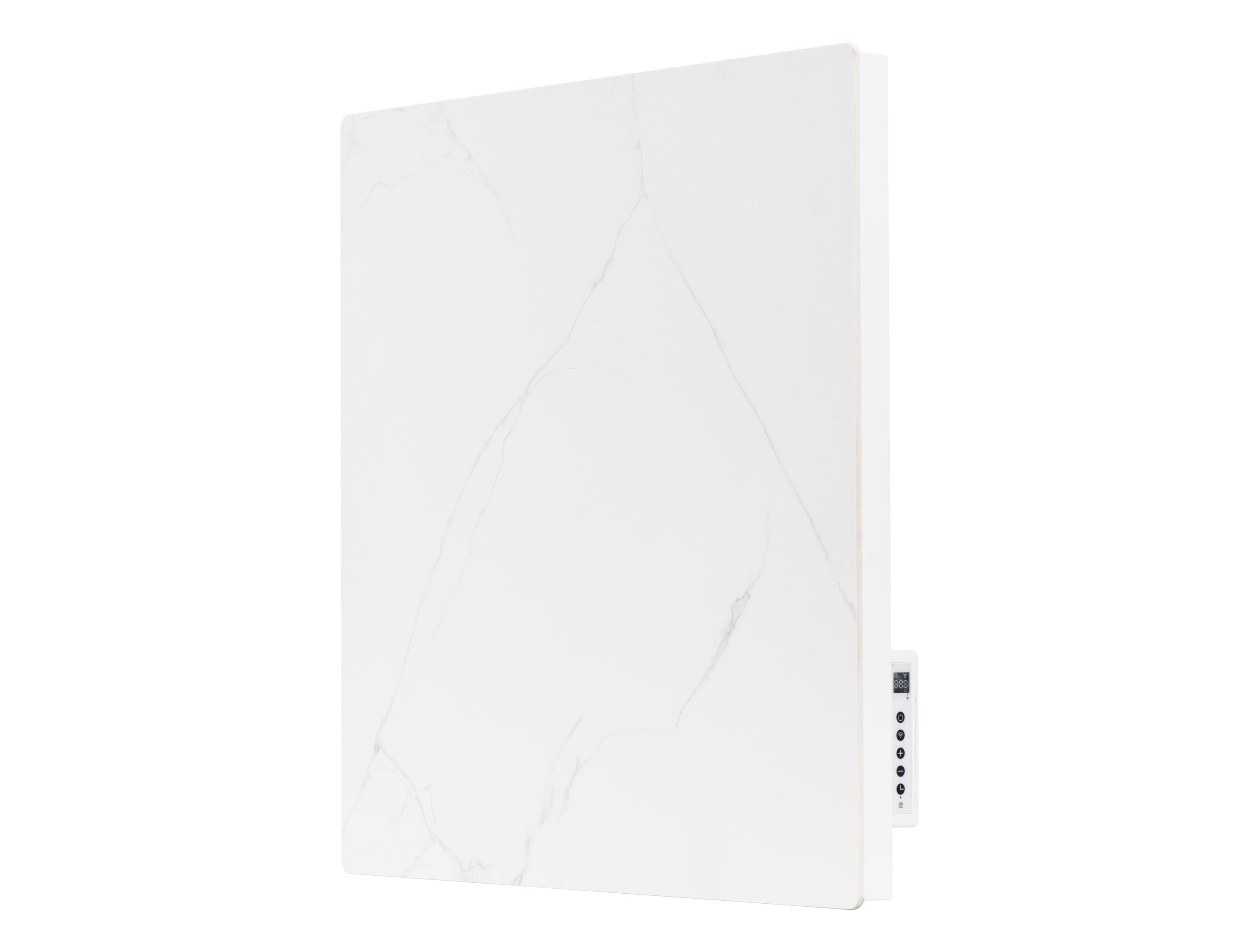 Emettitore termico con frontale in ceramica con finitura marmorea