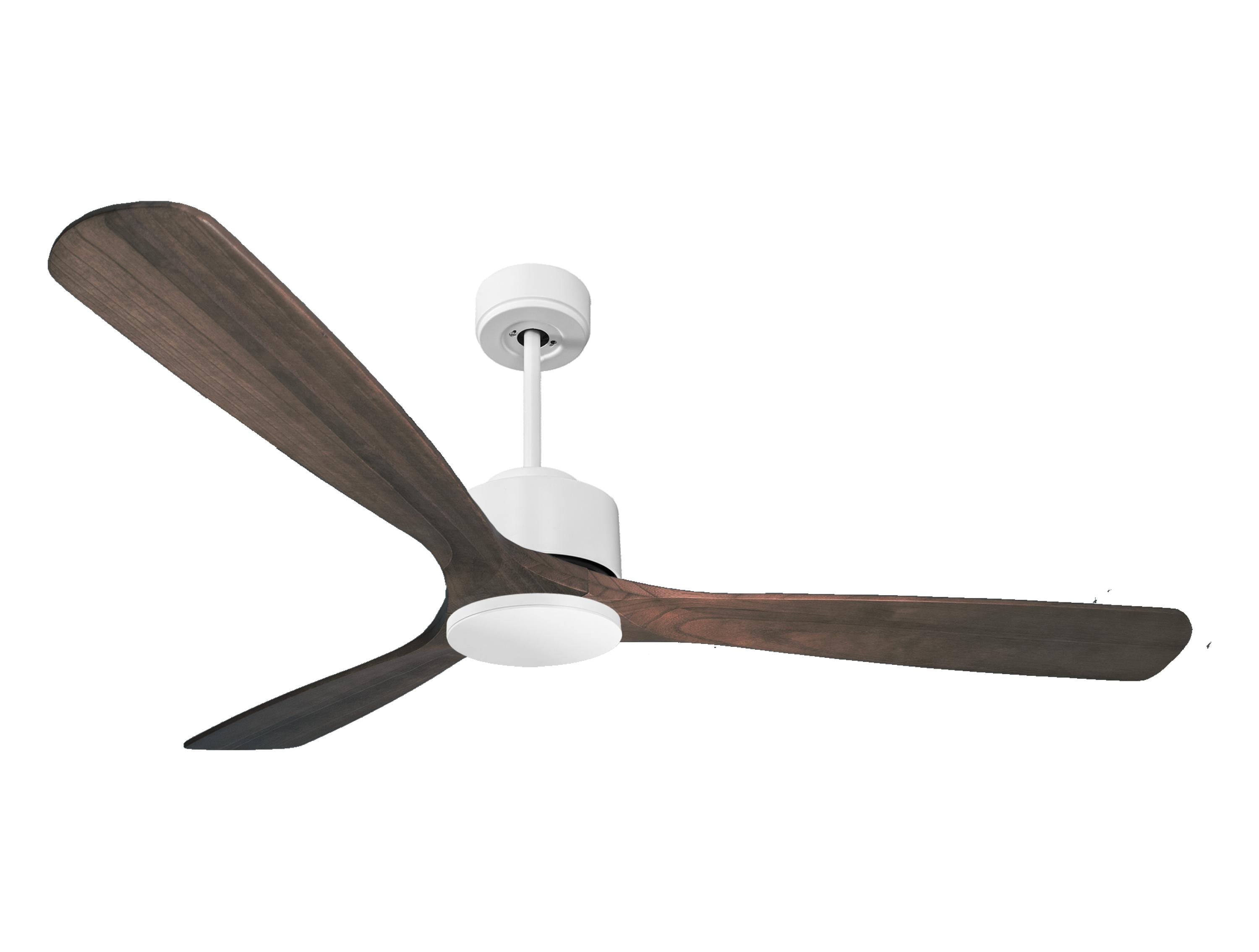 Ventilatore da soffitto Reversibile Termostato Wifi Motore CC Tetti inclinati Telecomando Memoria Shopify Vendible (AUTOMATICO)