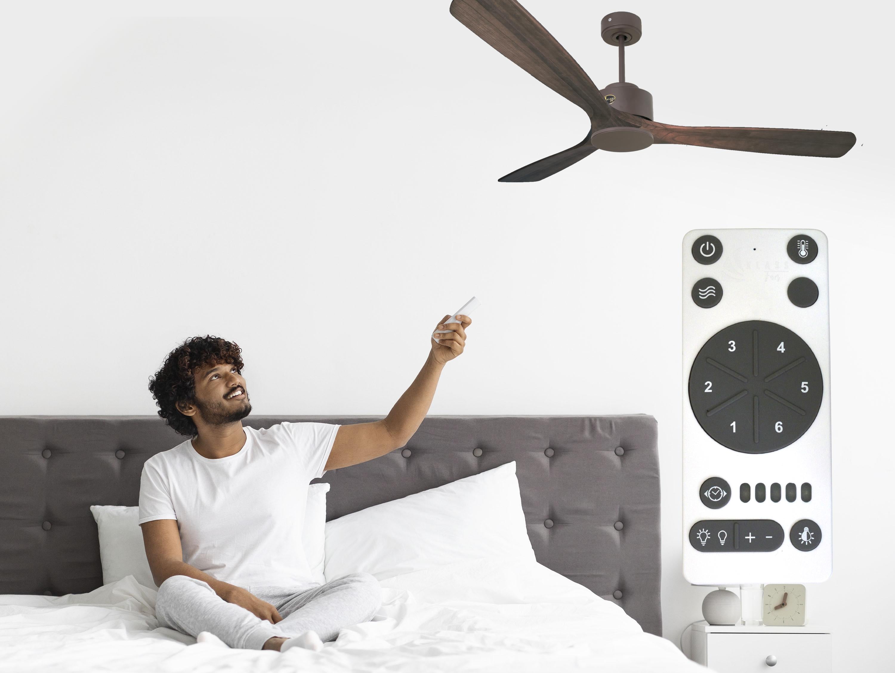 Ventilatore da soffitto ø166 cm con Wifi Reversibile Hypersilence