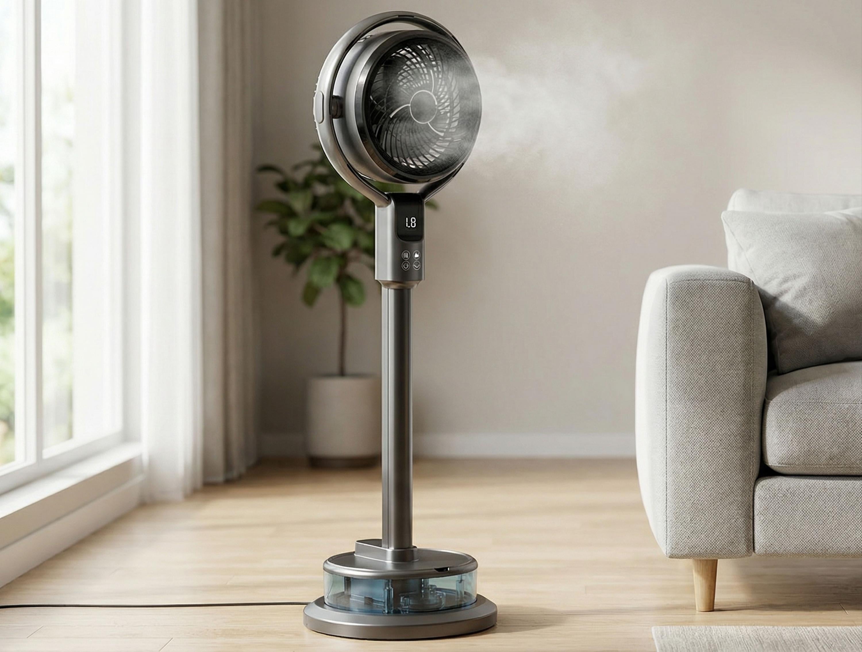 MISTY APOLLO: Ventilatore compatto per nebulizzazione