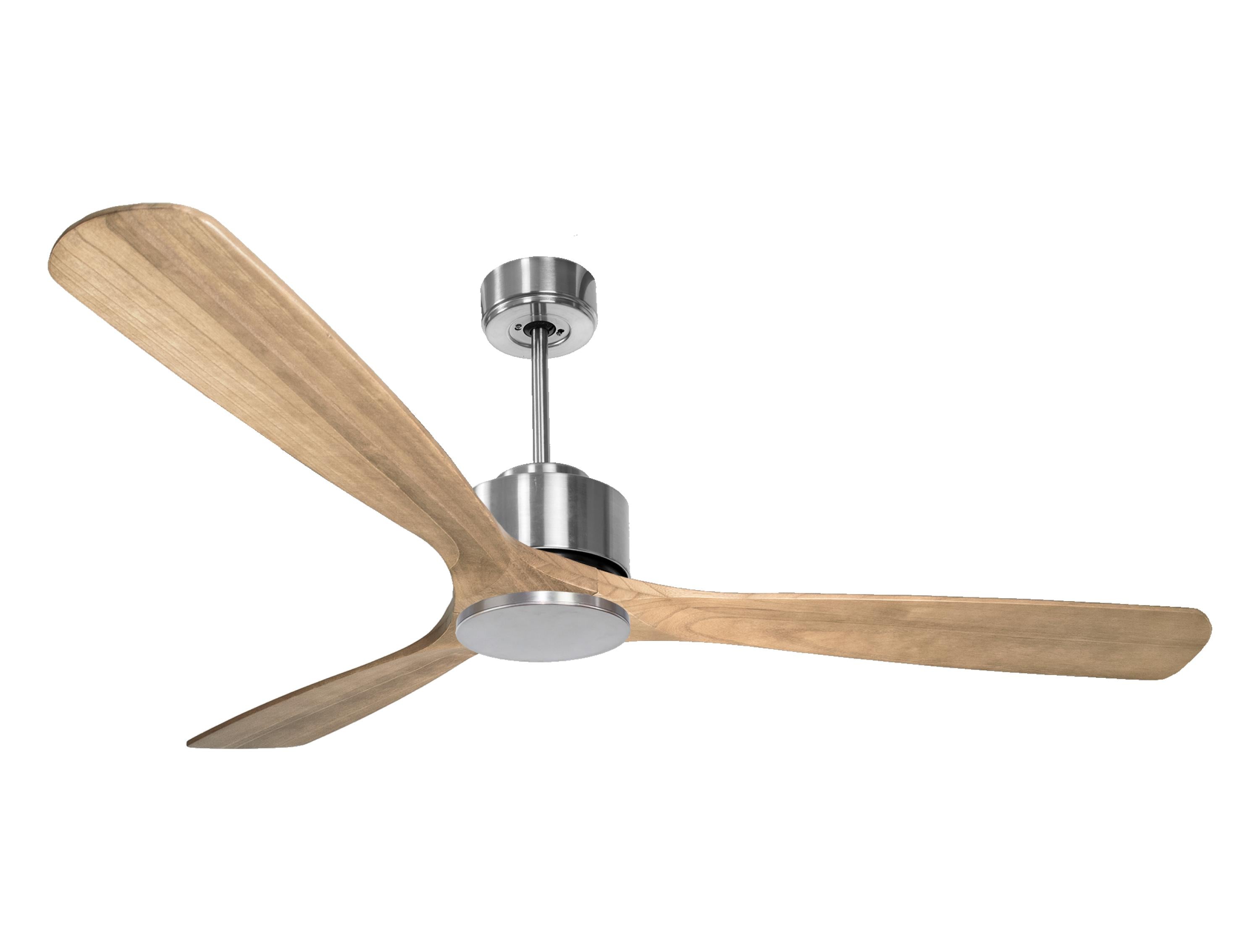 Ventilatore da soffitto Reversibile Termostato Wifi Motore CC Tetti inclinati Telecomando Hypersilence Memoria Shopify Vendible (AUTOMATICO)