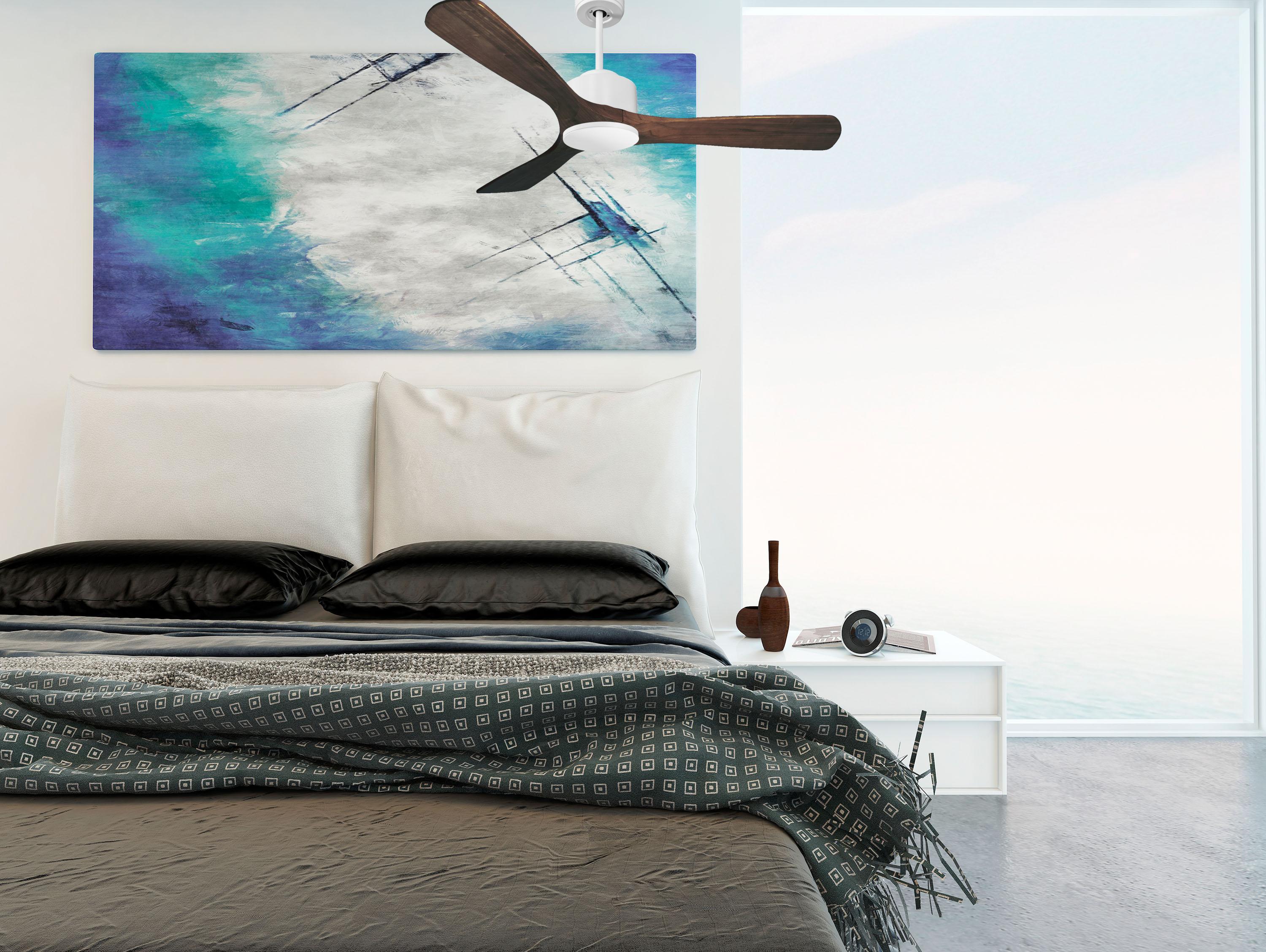 Ventilatore da soffitto ø132 cm con Wifi Reversibile Hypersilence