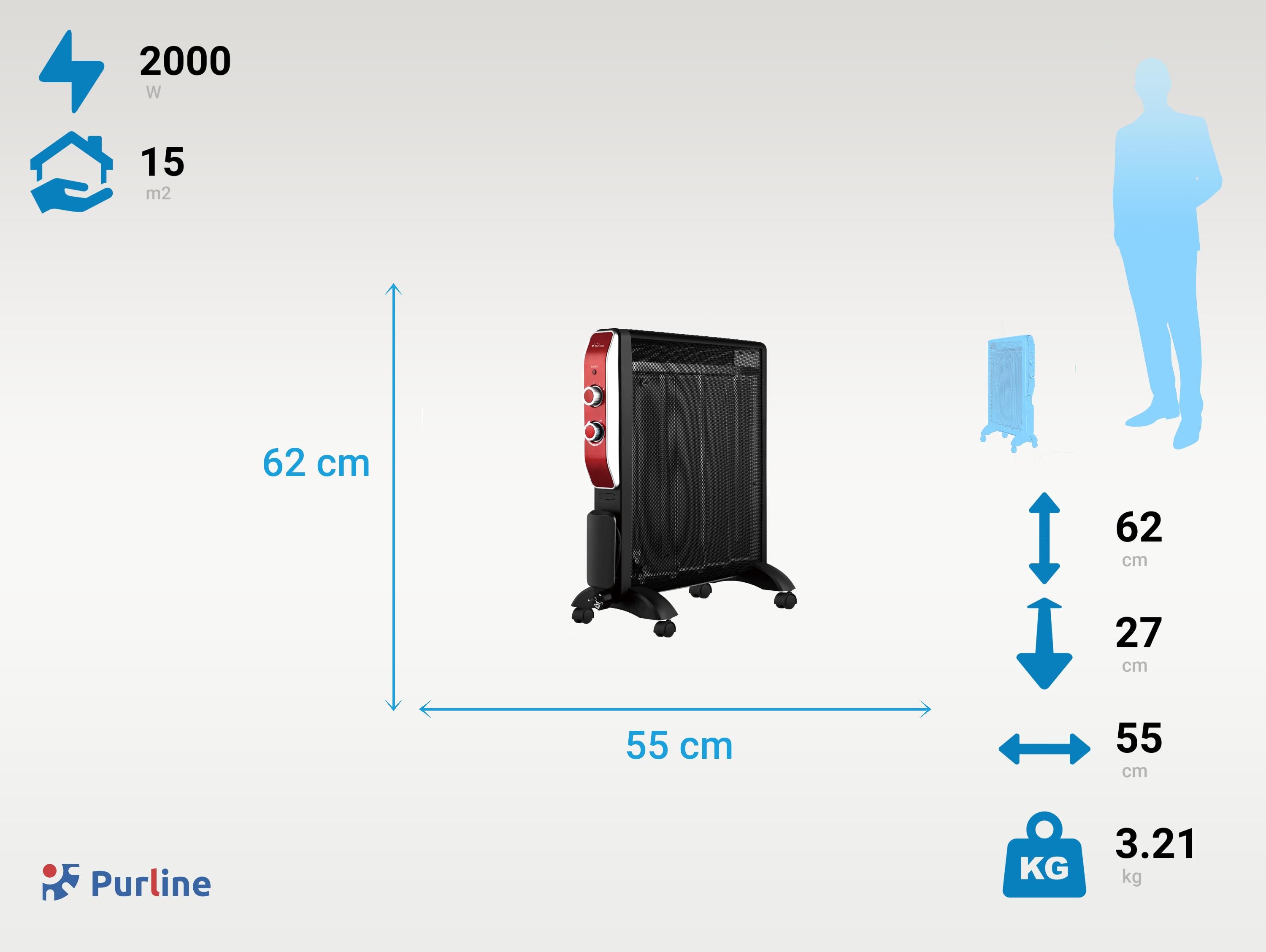 MR2000B Potenza massima 2000 W