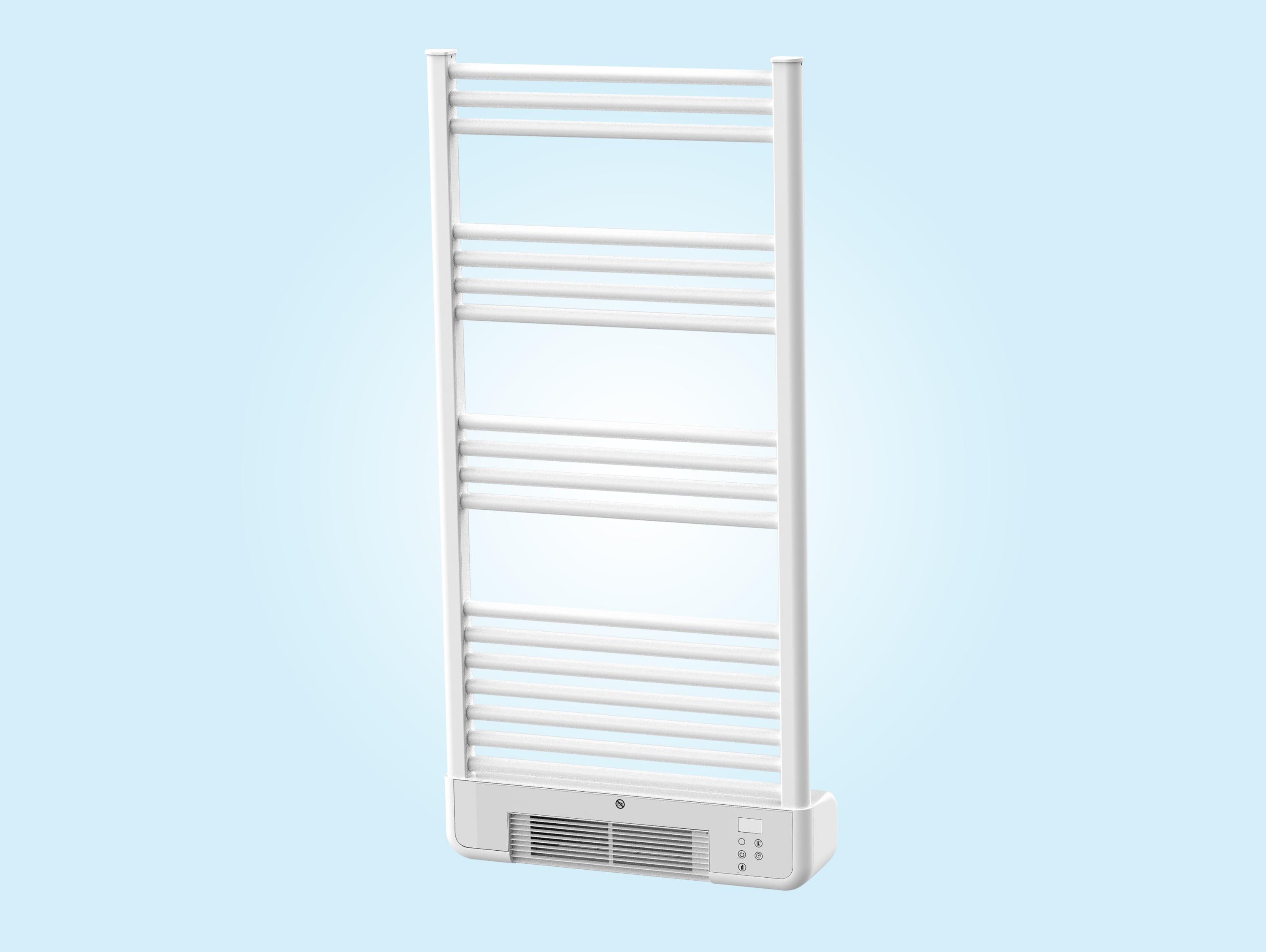 Potenza massima 2000 W Radiatore portasciugamani con riscaldatore integrato e controllo WiFi