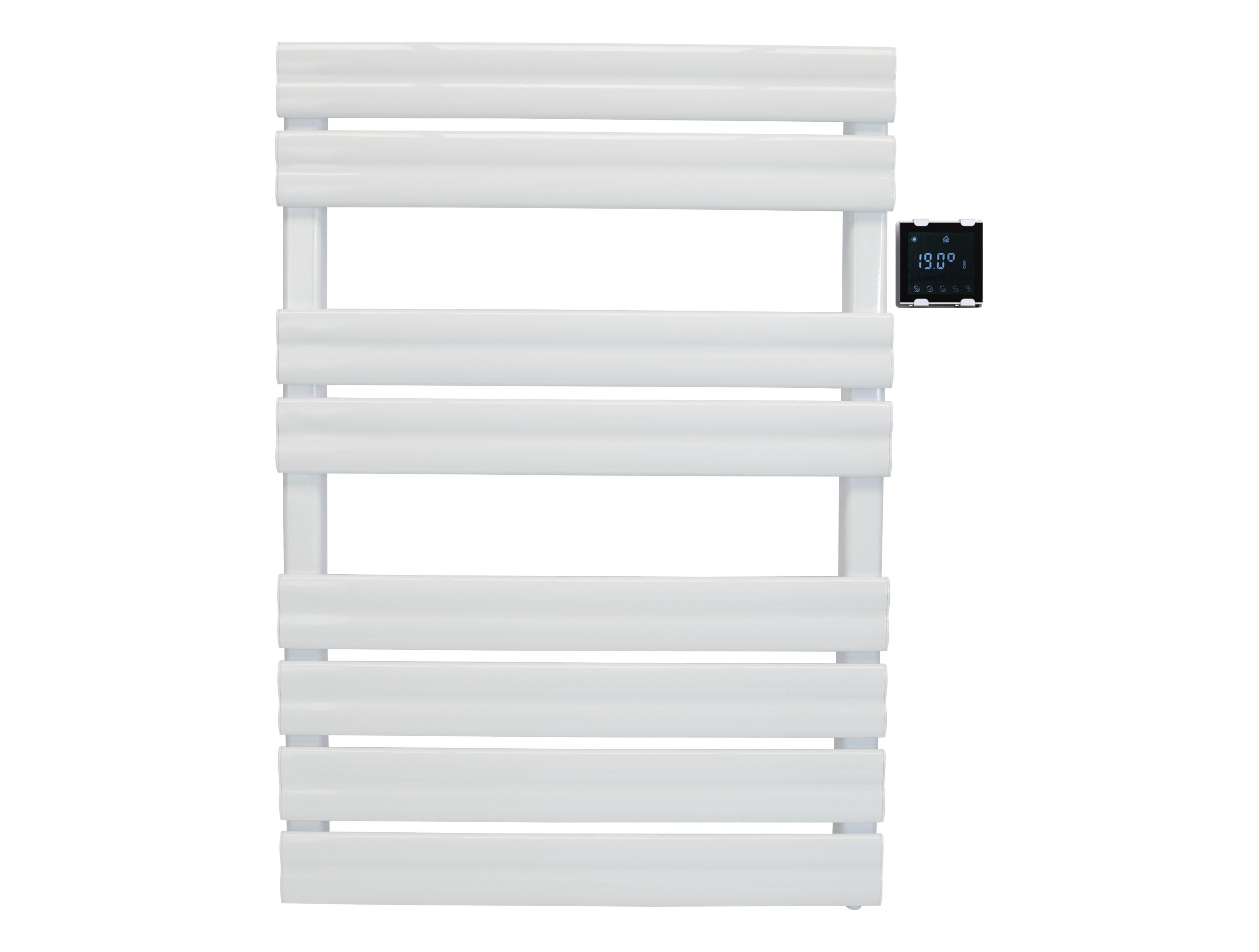 Portasciugamani bianco con comando wireless 500W