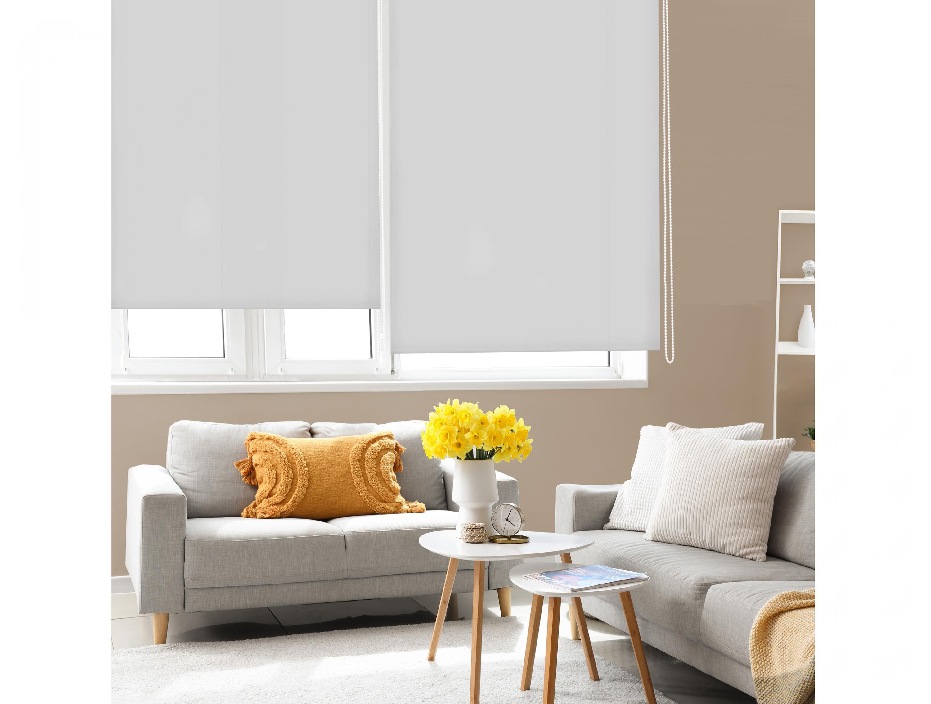OPACARA_120x250_PLATA: Tenda a rullo 120X250 ARGENTO in Poliestere opaco