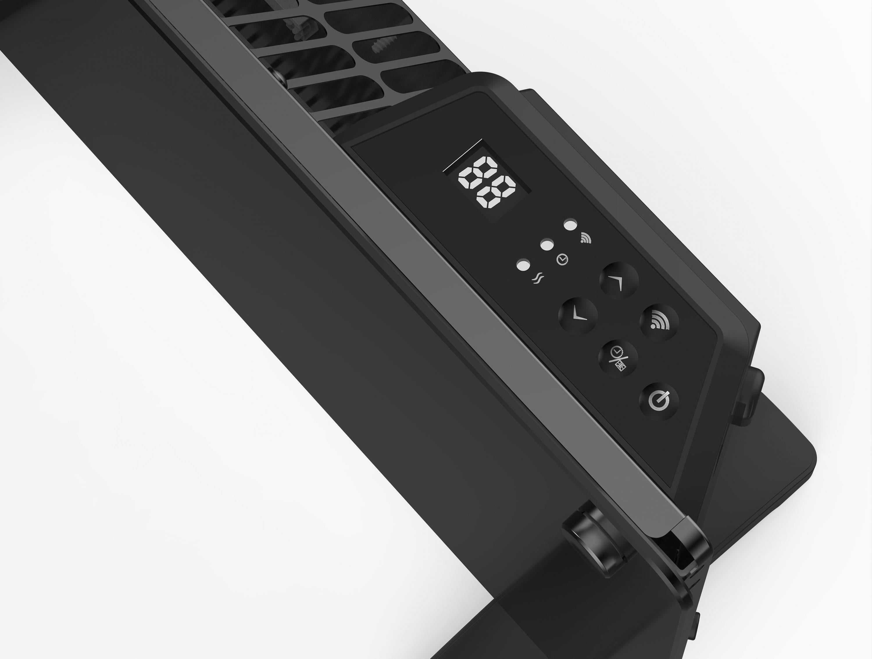 Radiatore con pannello in vetro da 2000W e controllo WiFi tramite App