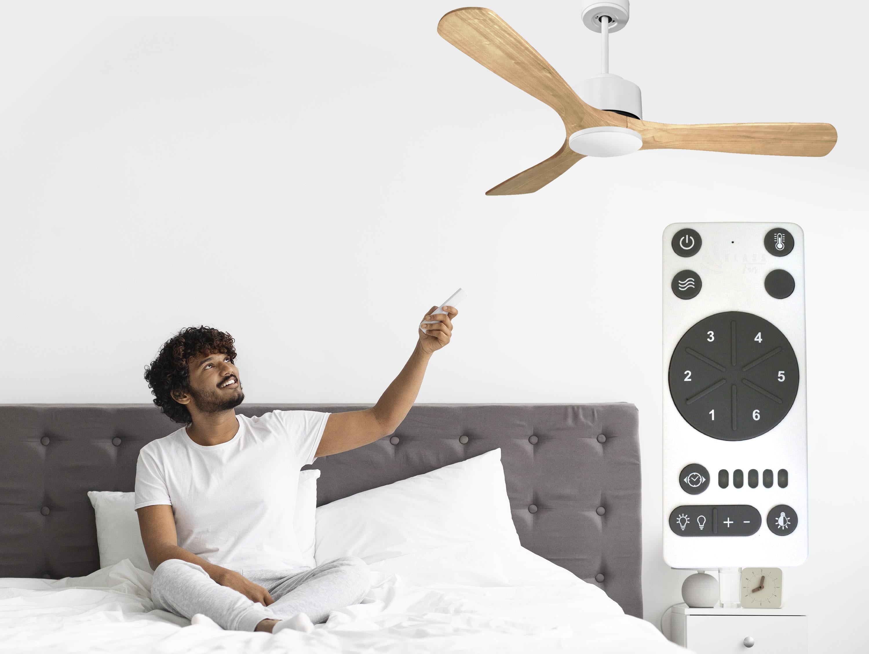   Ventilatore da soffitto ø132 cm con Wifi Reversibile Hypersilence